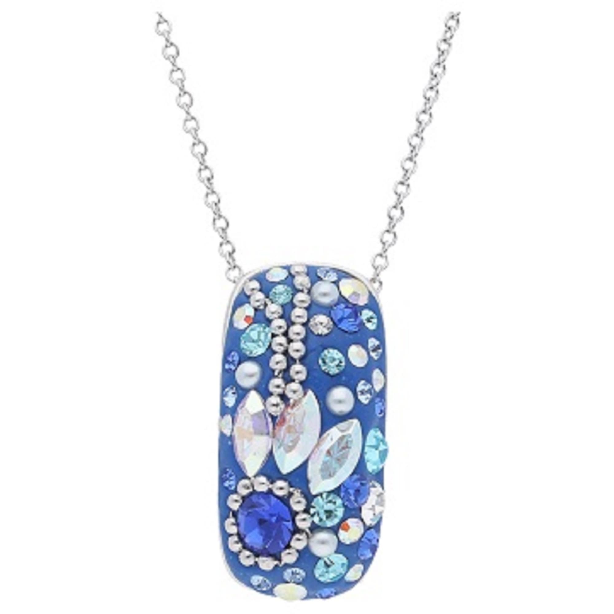 Smart Jewel Kette mit Anhänger rhodiniert glanz Silber 925