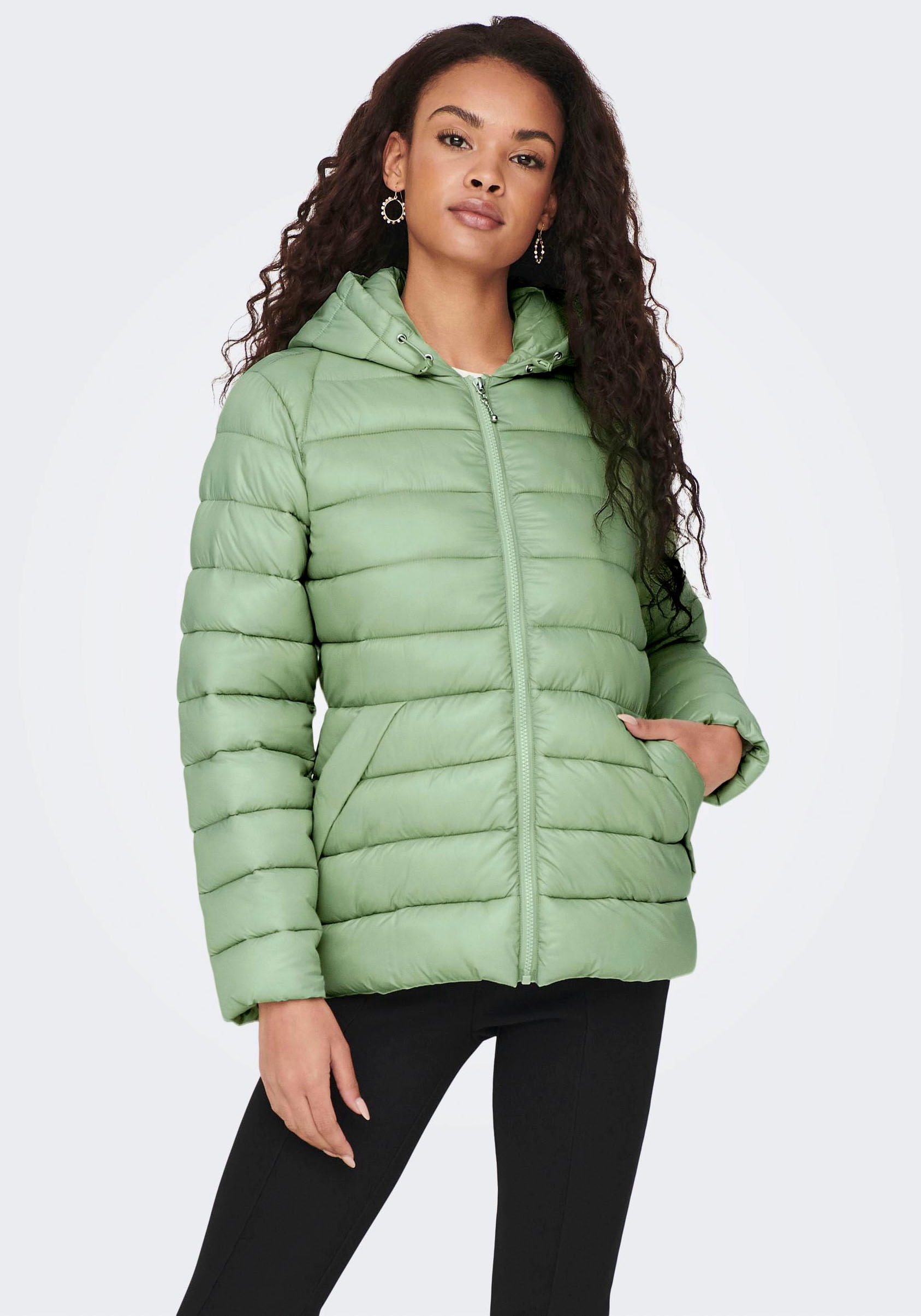 only -  Steppjacke "ONLSKY QUILTED JACKET CC OTW", mit Kapuze