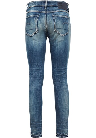 G-Star RAW Ankle-Jeans »3301 Mid Skinny Ankle Jeans«, Saumabschluss mit leicht... kaufen