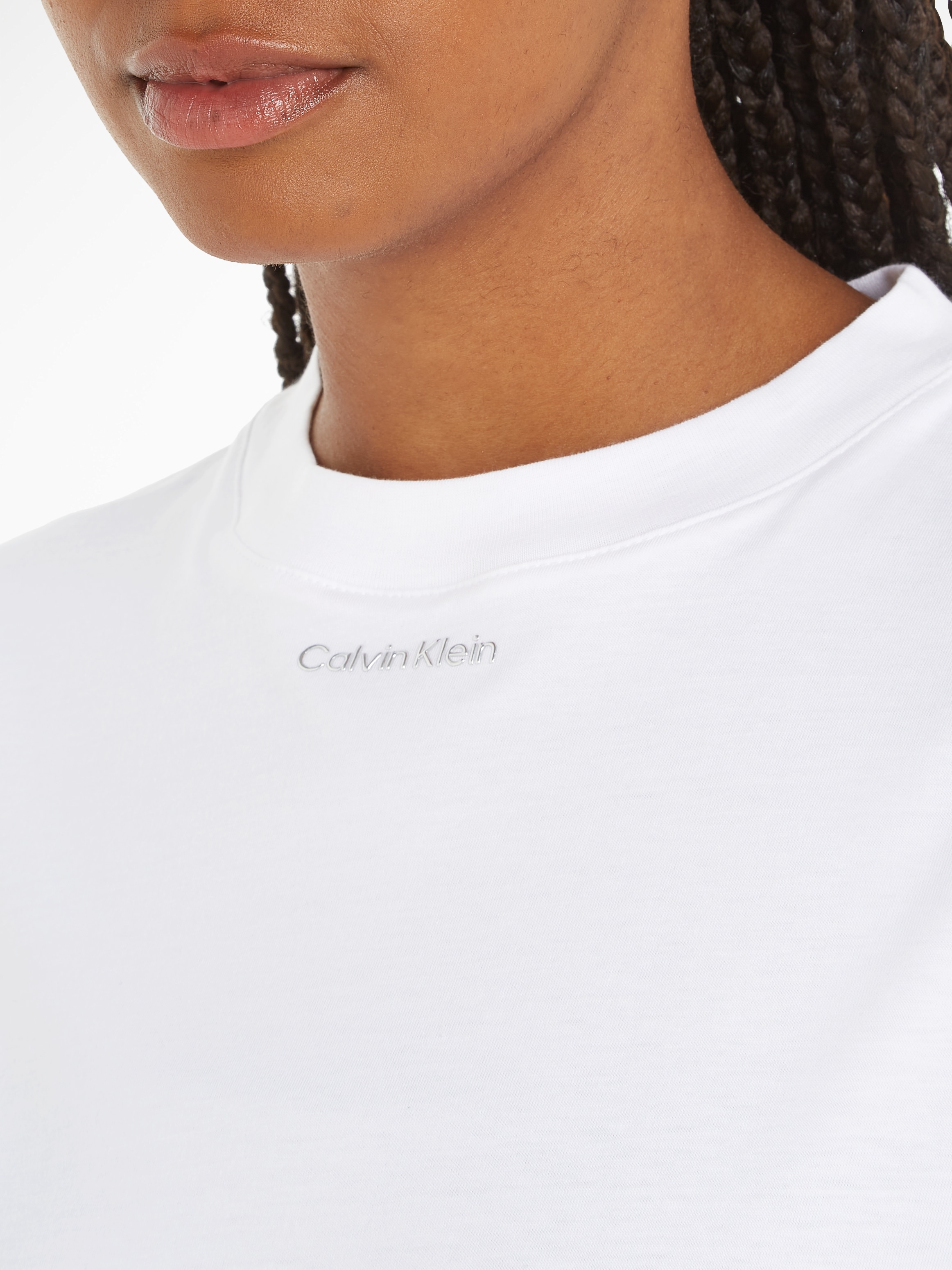 Calvin Klein T-Shirt »METALLIC MICRO I\'m walking kaufen SHIRT« LOGO | online T