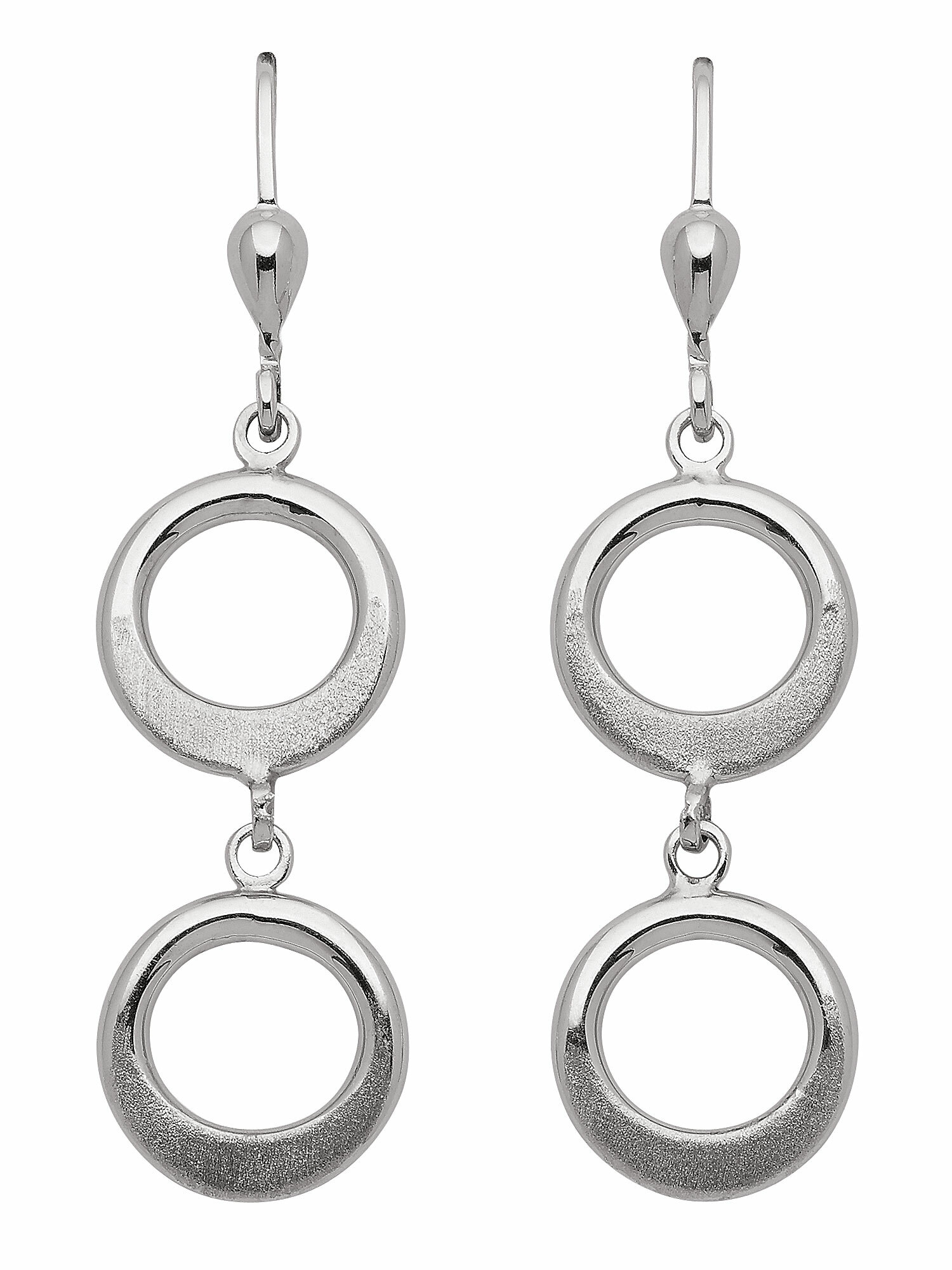 Adelia´s Paar Ohrhänger »1 Paar 925 Silber Ohrringe / Ohrhänger Ø 11,9 mm«,  925 Sterling Silber Silberschmuck für Damen online kaufen | I\'m walking