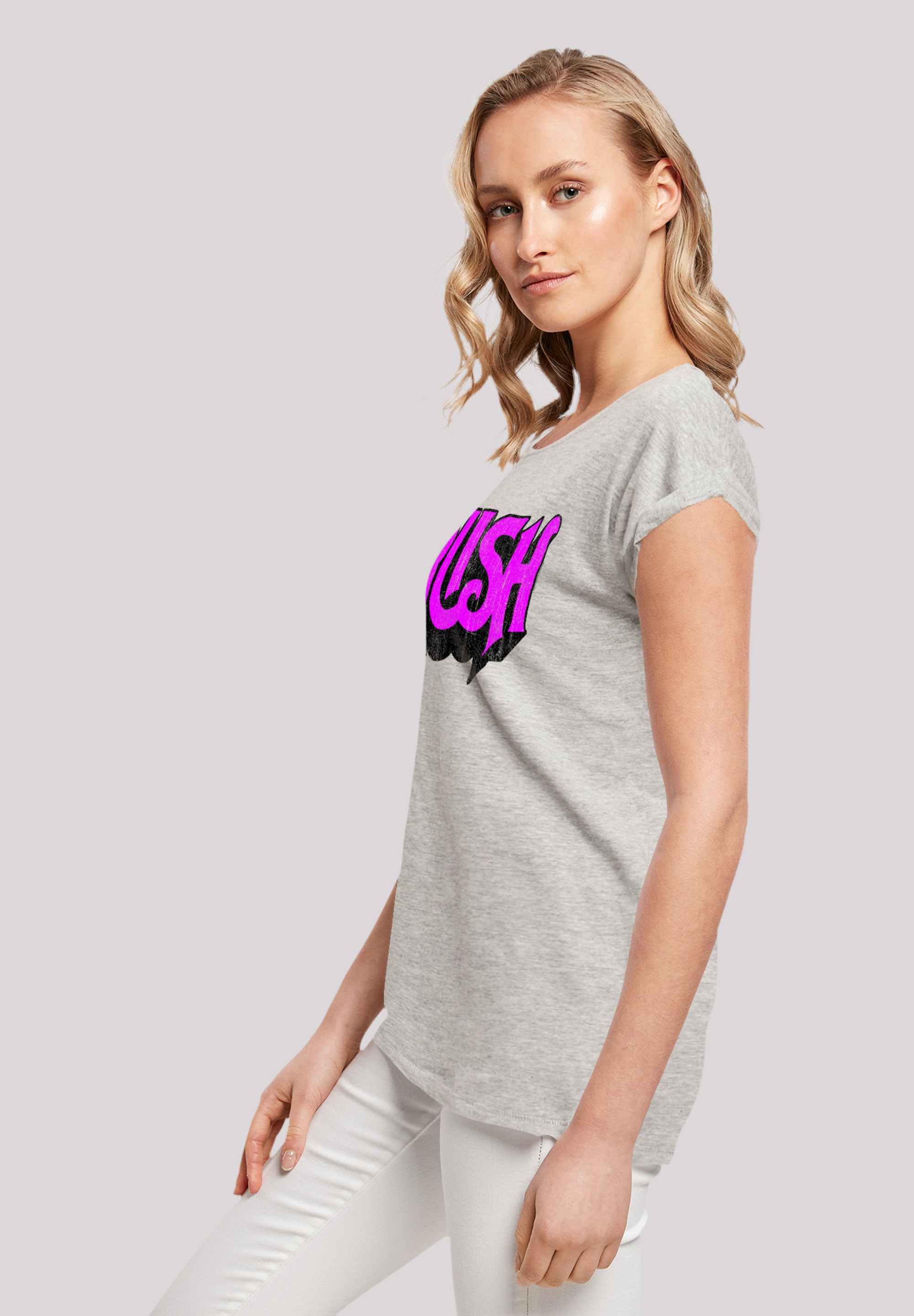 Qualität »Rush Premium Rock I\'m | F4NT4STIC walking T-Shirt Distressed Logo«, Band