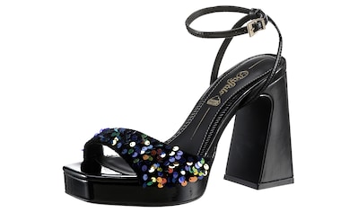 Sandalette »LIZA DISCO«, mit trendigem Pailletten-Besatz
