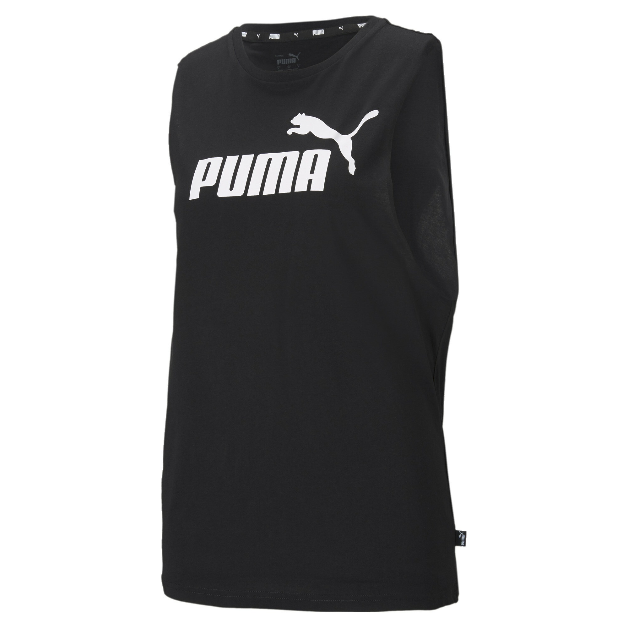 PUMA Tanktop Essentials Logo Damen Tank-Top mit Cut-outs