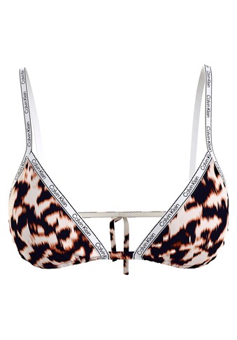 Calvin Klein Swimwear Triangel-Bikini-Top »Ginger«, mit Animalprint kaufen