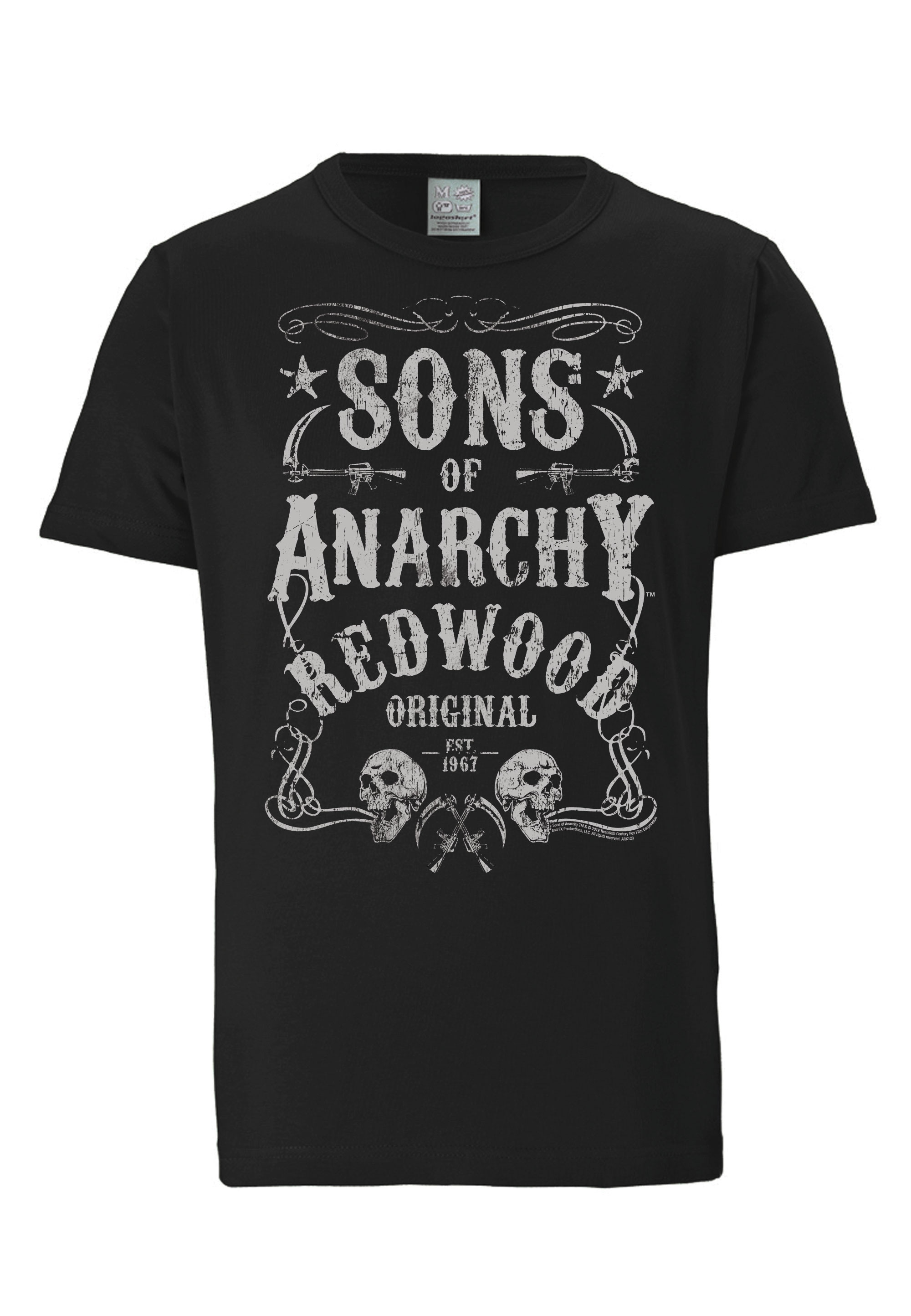 I\'m Of mit - Print T-Shirt »Sons Redwood walking LOGOSHIRT | online Original«, lizenziertem Anarchy