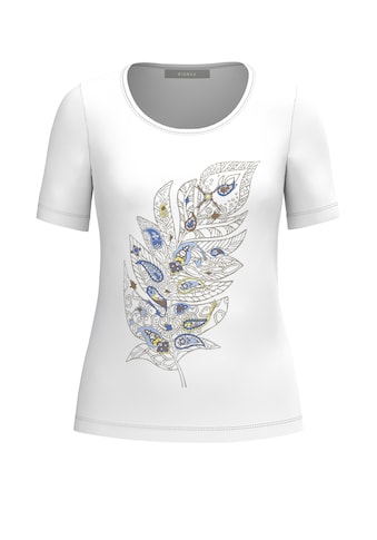 bianca Print-Shirt »DINIA«, stylischer Federprint mit Metallic-Effekt kaufen