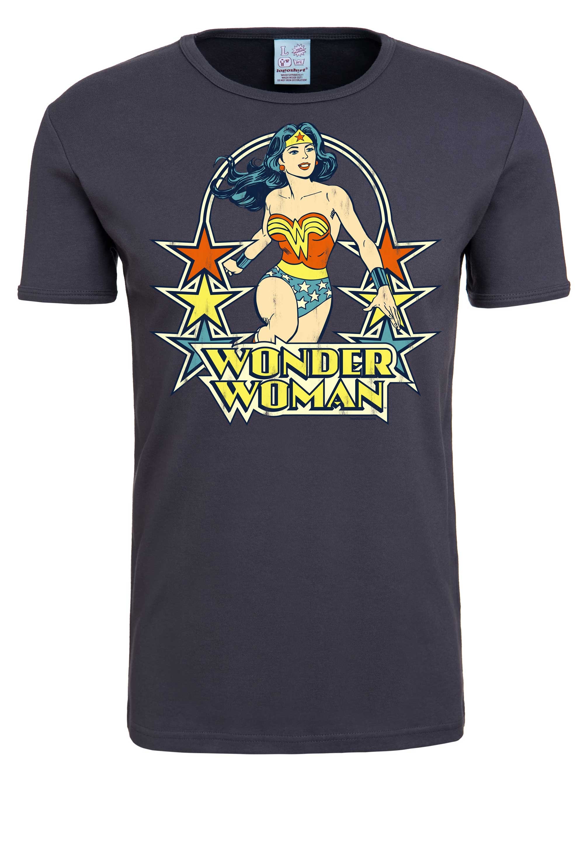 LOGOSHIRT T-Shirt mit Originaldesign Woman »Wonder bestellen Stars«, lizenziertem –