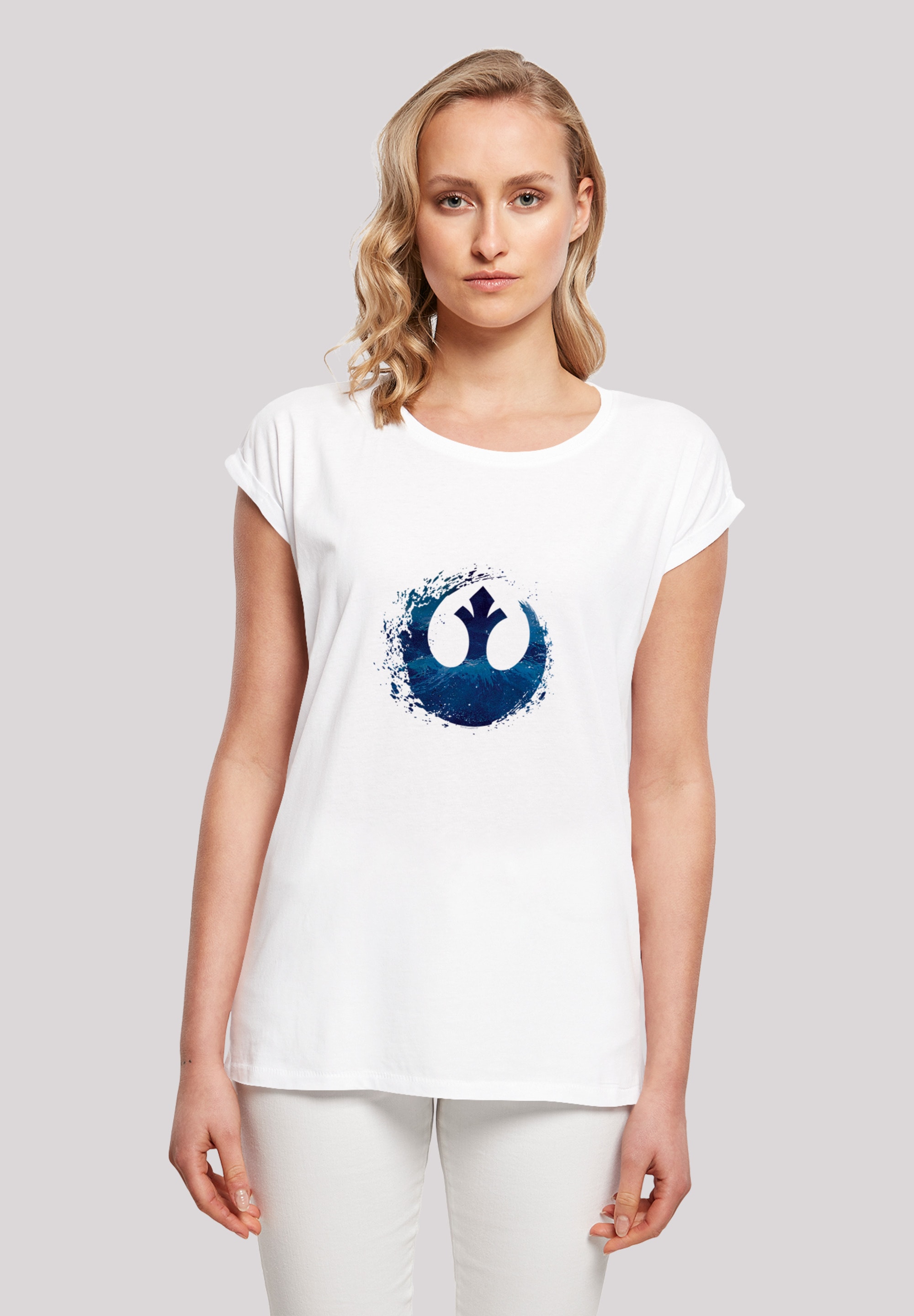 F4NT4STIC T-Shirt »\'Star Wars Rise Of Skywalker Rebellen Logo Wave\'«, Print  kaufen | I\'m walking