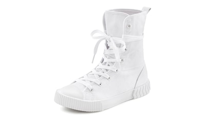 LASCANA Stiefelette, High Top Sneaker aus Textil im trendigen Combat Look kaufen