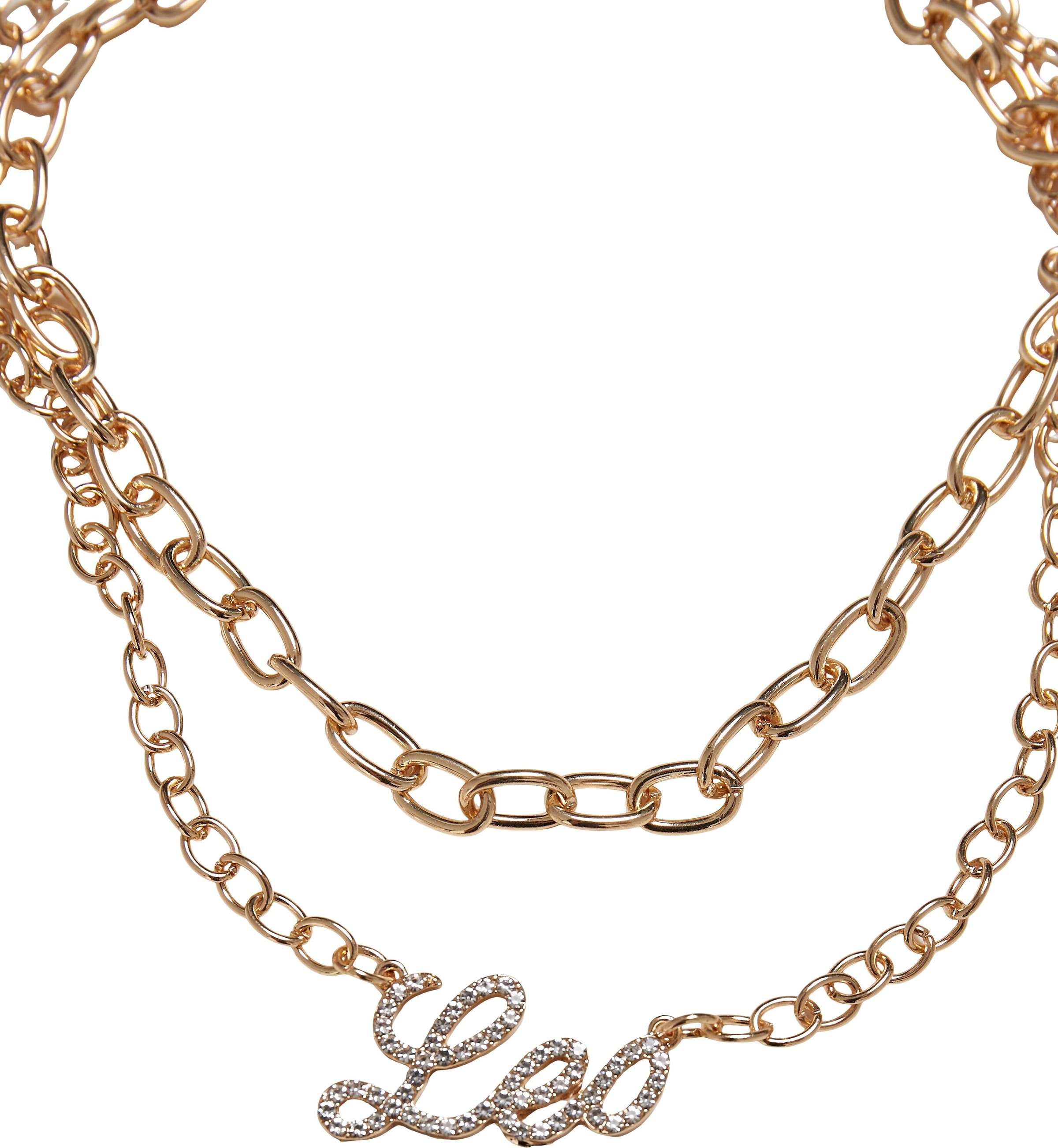 URBAN CLASSICS Edelstahlkette »Accessoires Diamond Zodiac walking Necklace« Onlineshop I\'m Golden | im