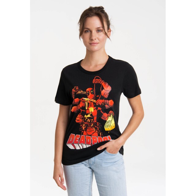 LOGOSHIRT T-Shirt »Marvel Comics - Deadpool«, mit lizenziertem Print kaufen  | I\'m walking