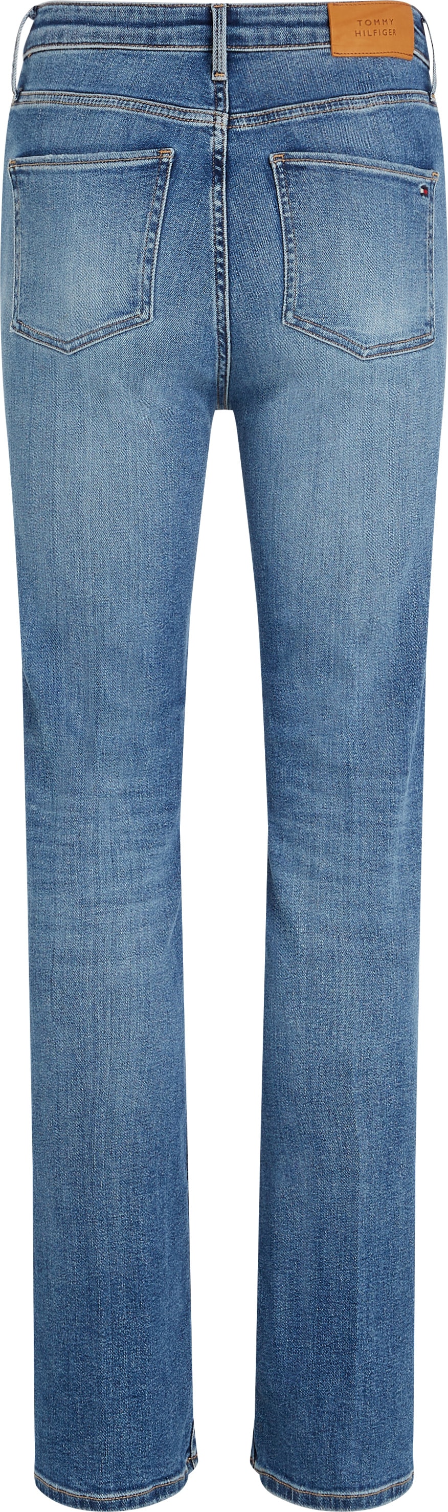 Tommy Hilfiger Curve Bootcut-Jeans »CRV BOOTCUT HW LEO«, PLUS SIZE CURVE,mit  Tommy Hilfger Logo-Badge bestellen | I\'m walking