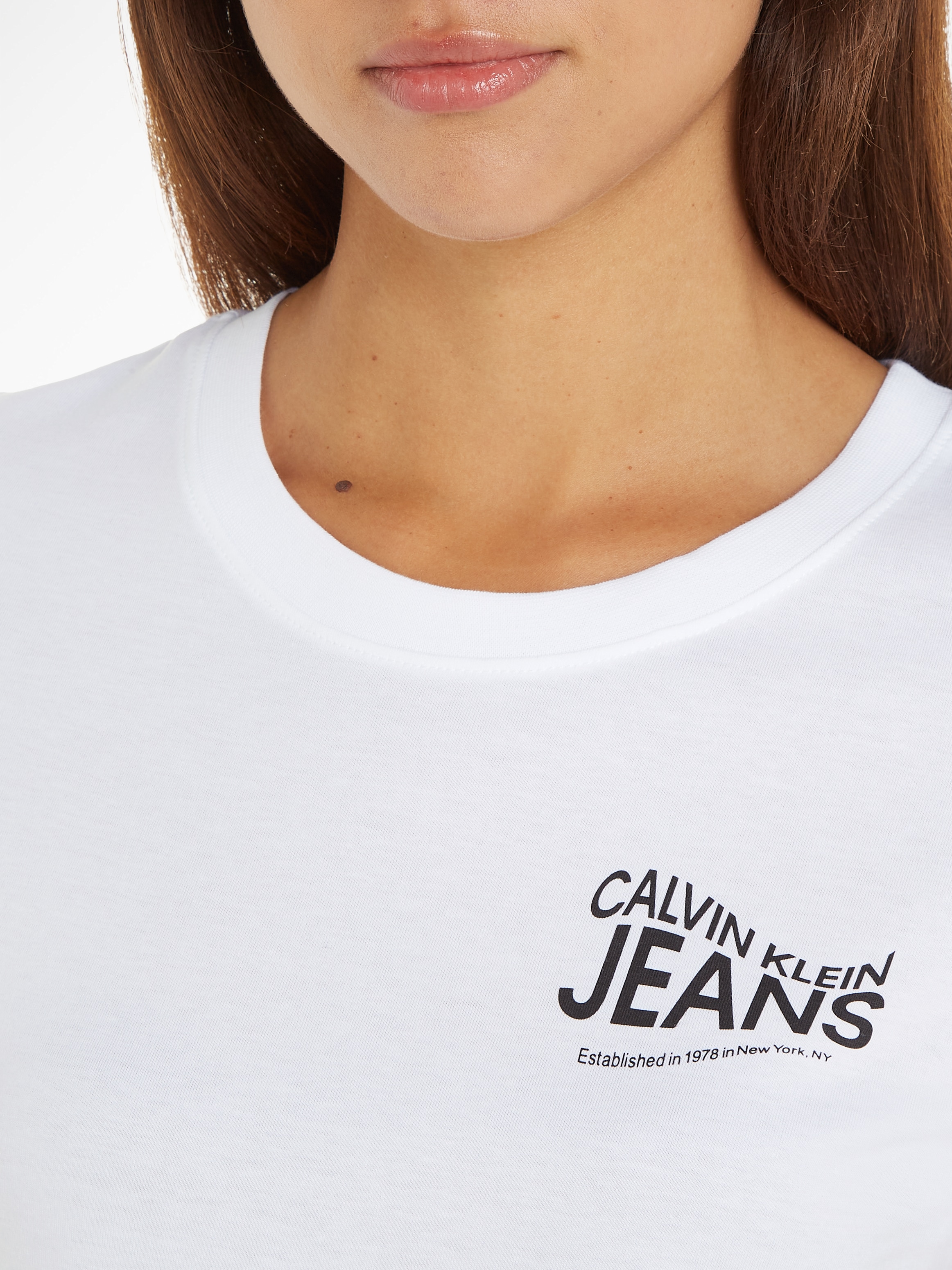 | I\'m Calvin kaufen Klein walking T-Shirt Jeans