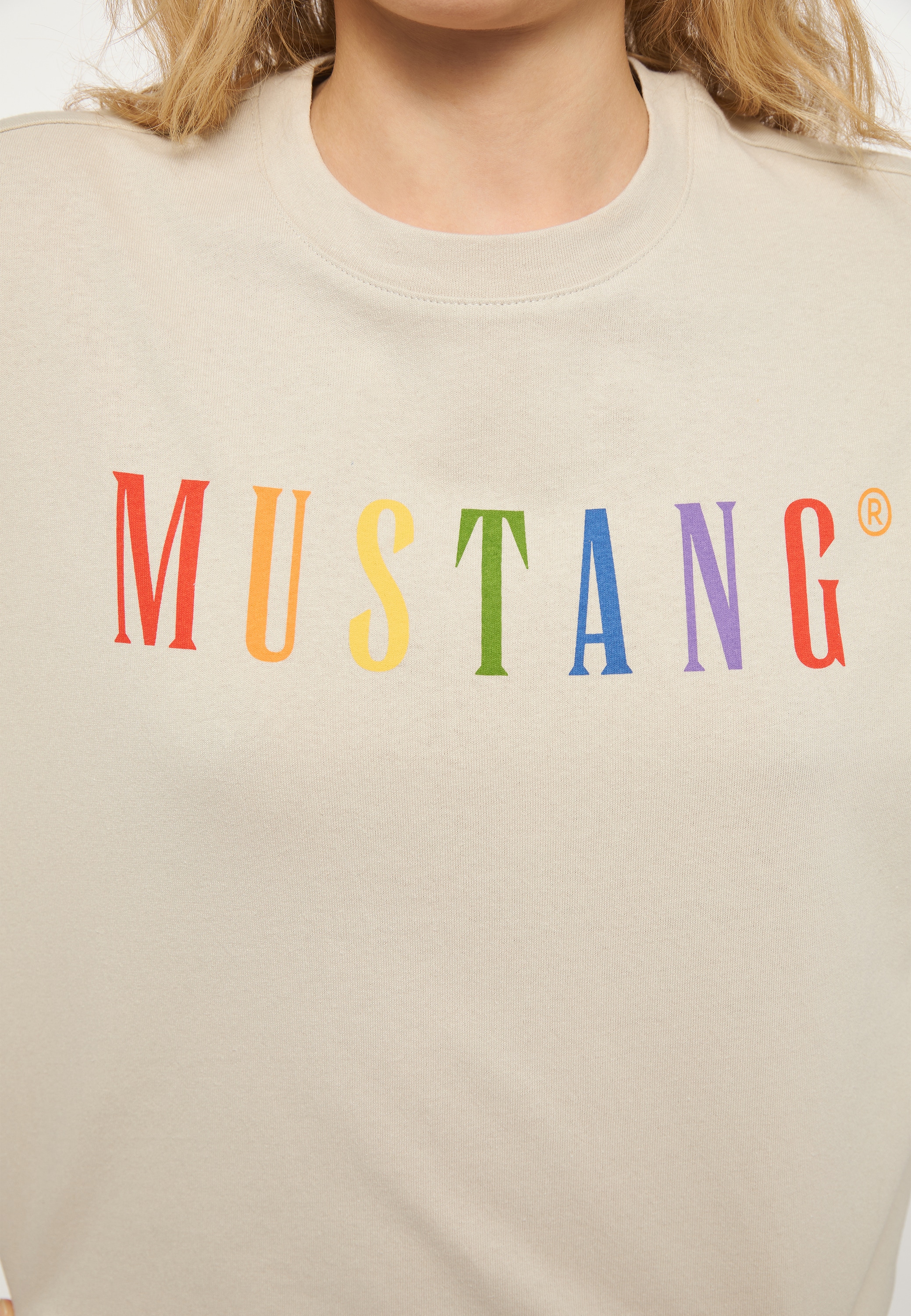 MUSTANG Kurzarmshirt »T-Shirt« online