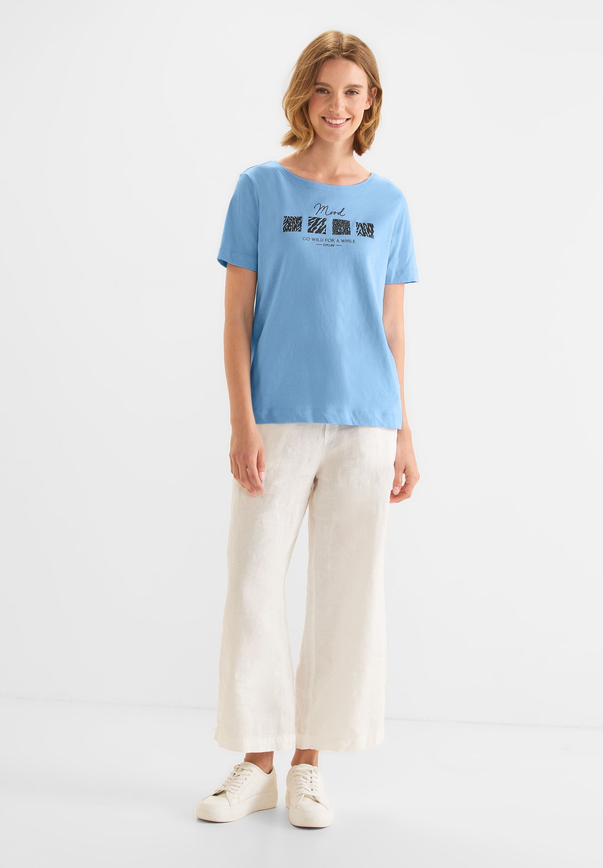 I\'m ONE Baumwolle reiner T-Shirt, | aus bestellen STREET walking