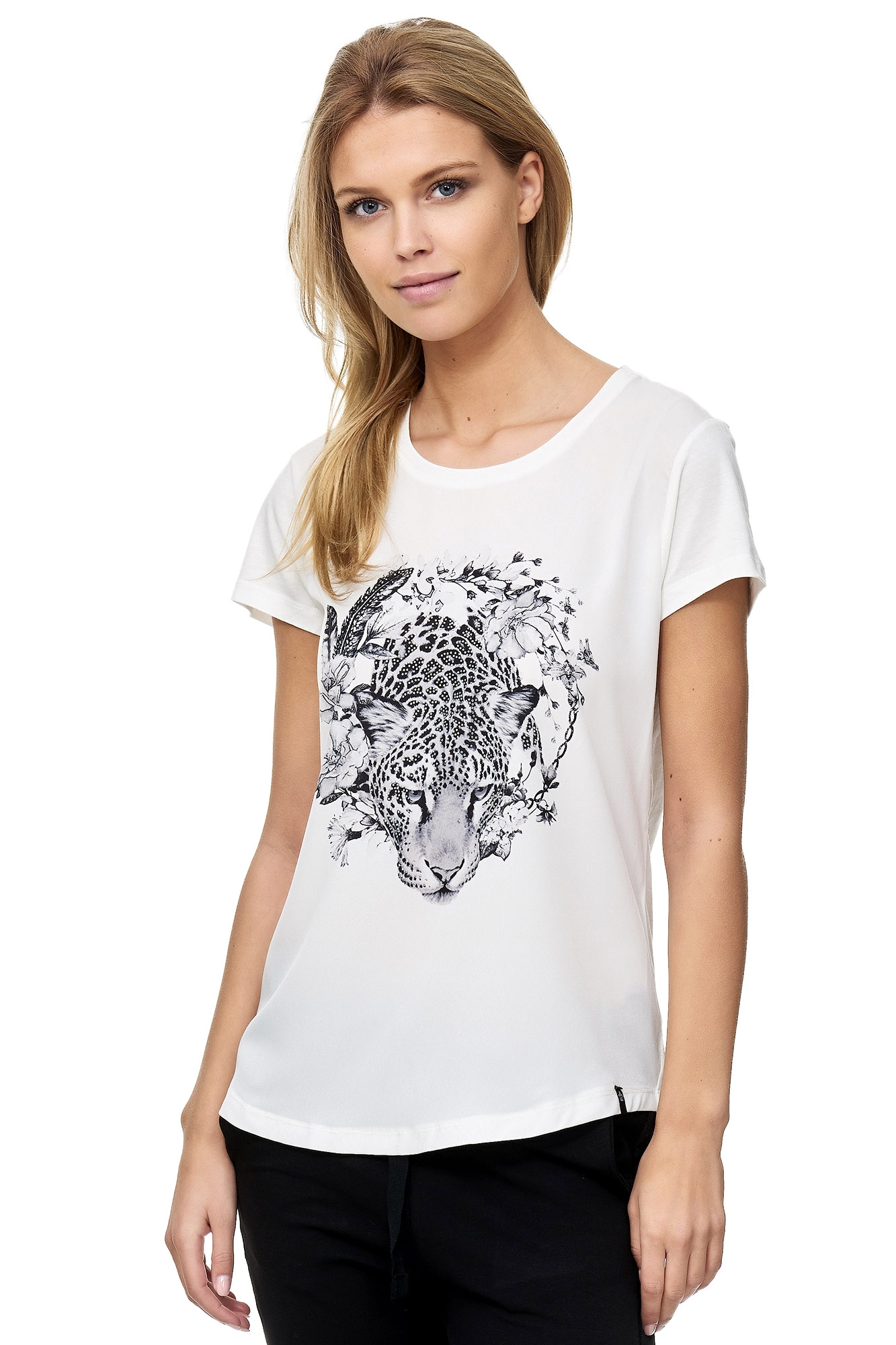Decay shoppen T-Shirt, mit Leoparden-Aufdruck