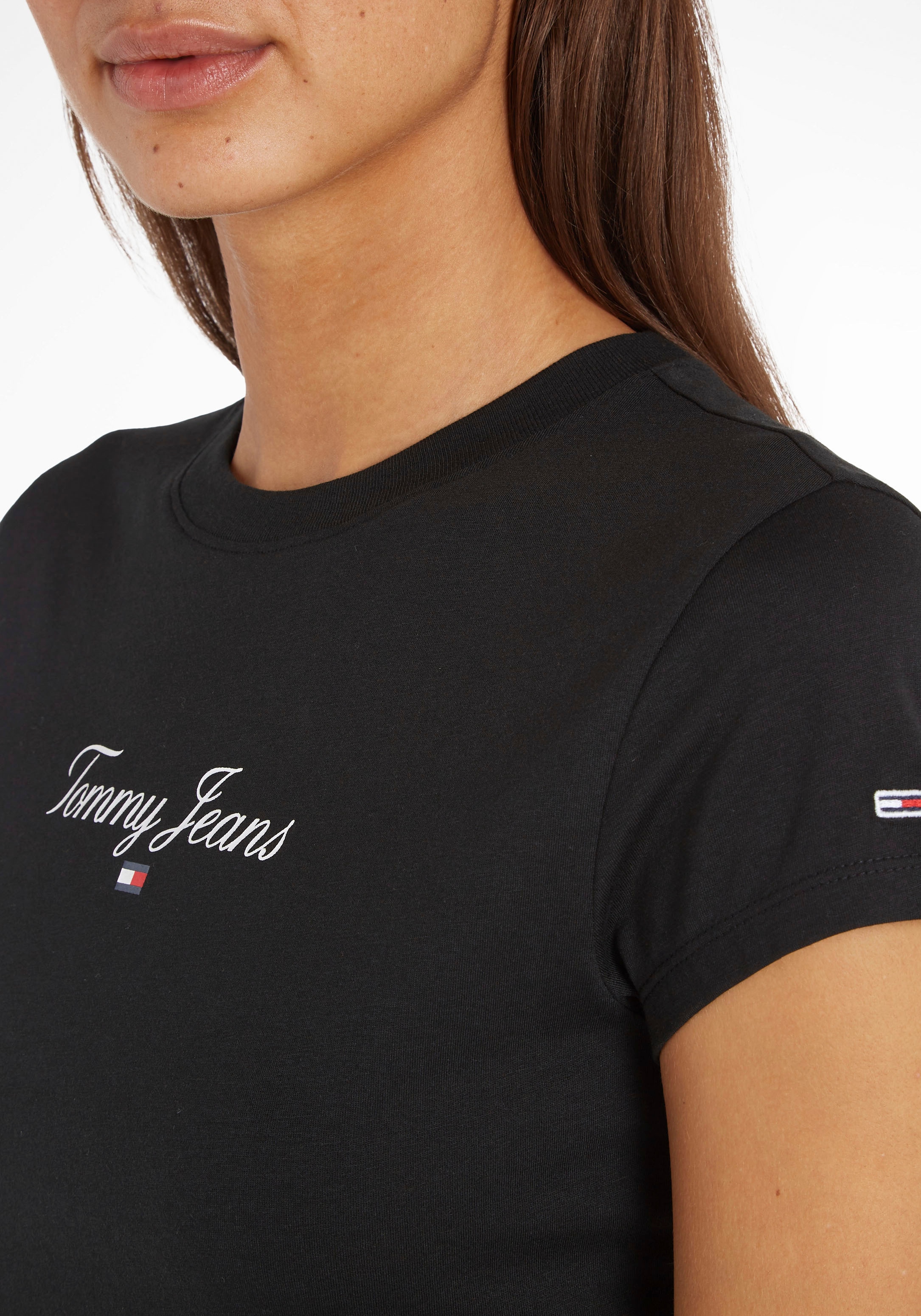 Tommy Jeans T-Shirt »TJW BBY ESSENTIAL LOGO 1 SS«, mit Tommy Jeans  Labeldruck shoppen