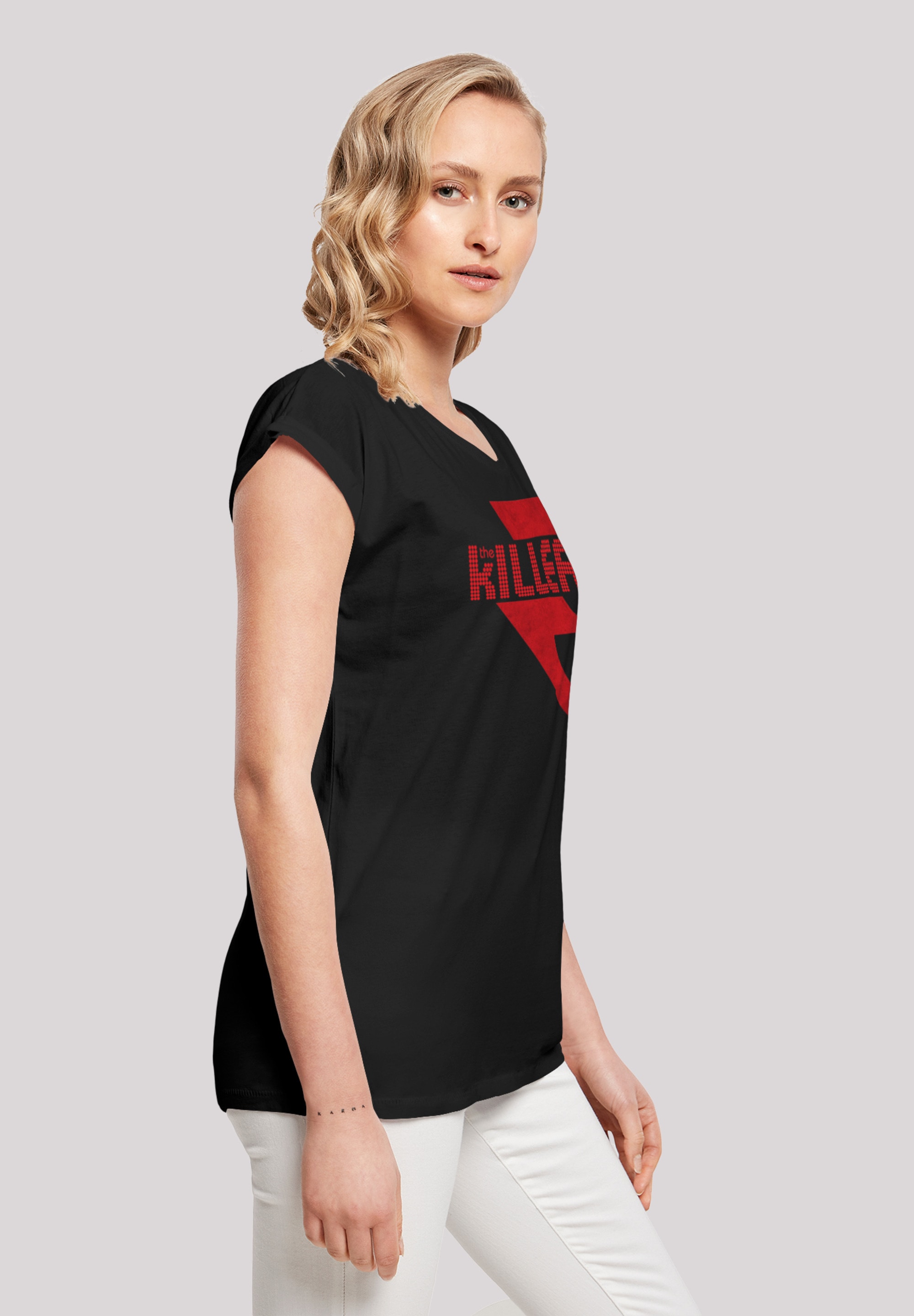 F4NT4STIC T-Shirt »The Killers Rock Band Red Bolt«, Print online | I\'m  walking