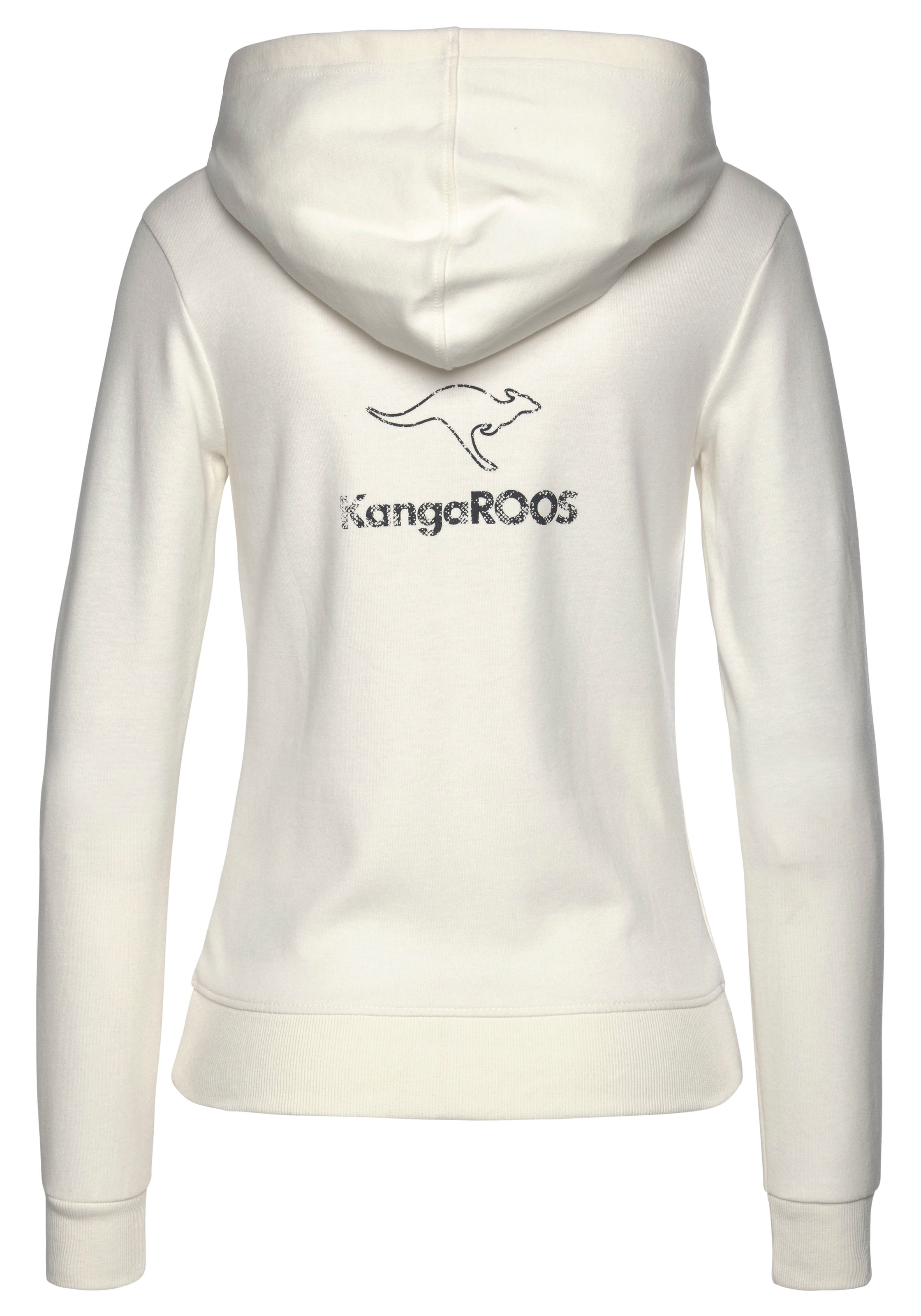 KangaROOS Sweatjacke, mit großem Logodruck auf dem Rücken, Loungeanzug  kaufen | I\'m walking
