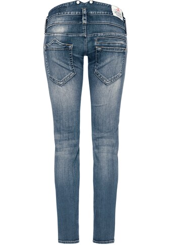 Herrlicher Slim-fit-Jeans »PITCH SLIM ORGANIC DENIM CASHMERE«, mit Badge kaufen