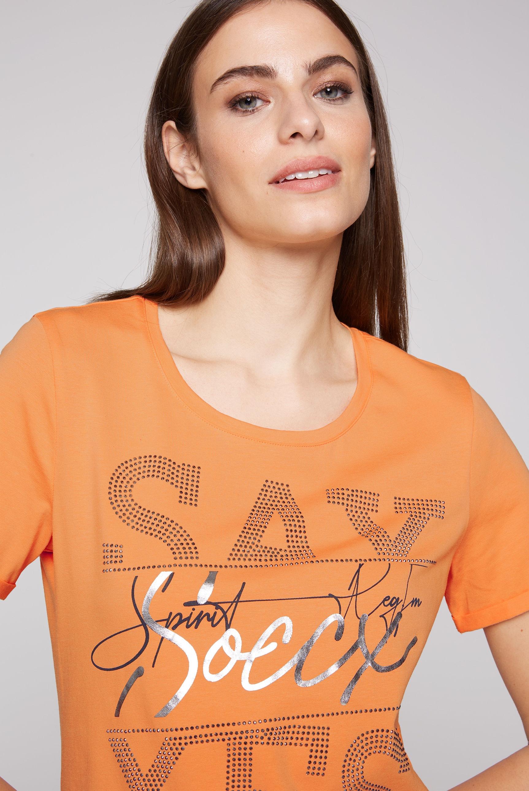 SOCCX V-Shirt, mit I\'m online kaufen Elasthan-Anteil | walking