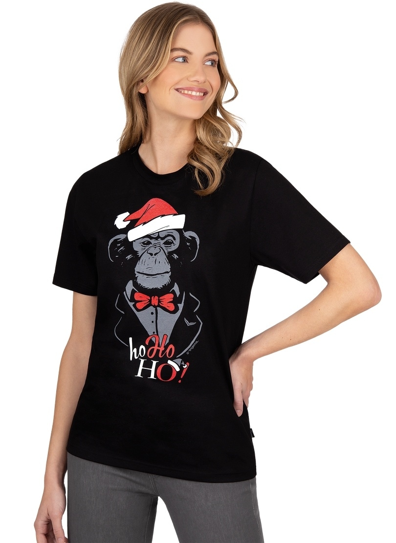 Trigema T-Shirt »TRIGEMA kaufen walking mit Motiv« T-Shirt | I\'m weihnachtlichem