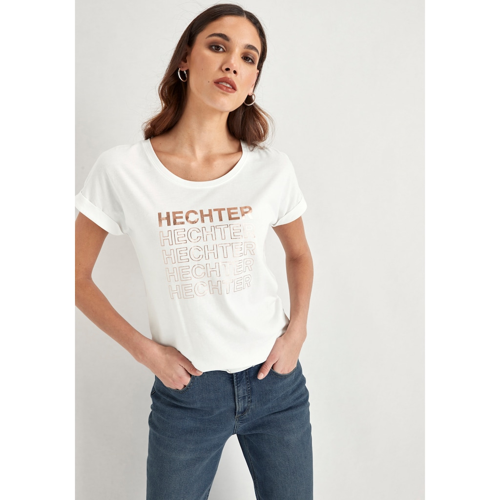 HECHTER PARIS T-Shirt mit Markendruck - NEUE KOLLEKTION