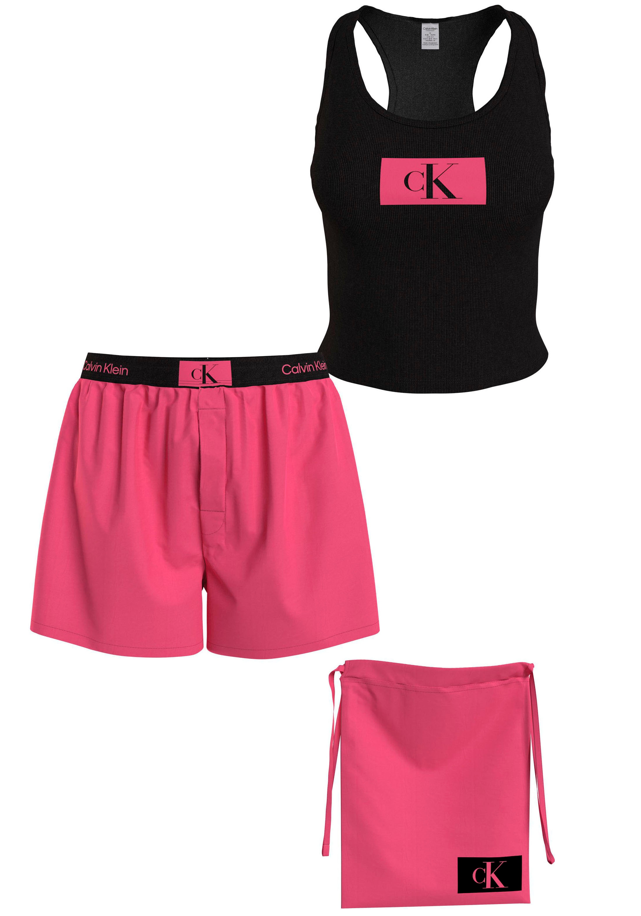 Calvin Klein Schlafanzug »PJ IN A BAG«, (Set, 3 tlg.), mit CK-Logo online  kaufen | I'm walking