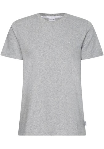 Calvin Klein Rundhalsshirt »SMALL CK C-NECK TOP«, mit kleinem CK Logo-Monogramm kaufen