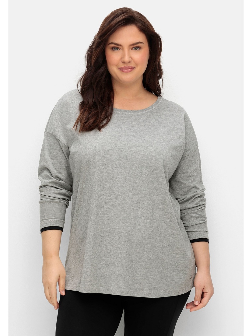 Sheego »Große online aufgesetzten I\'m | mit Größen«, walking kaufen Taschen Longshirt