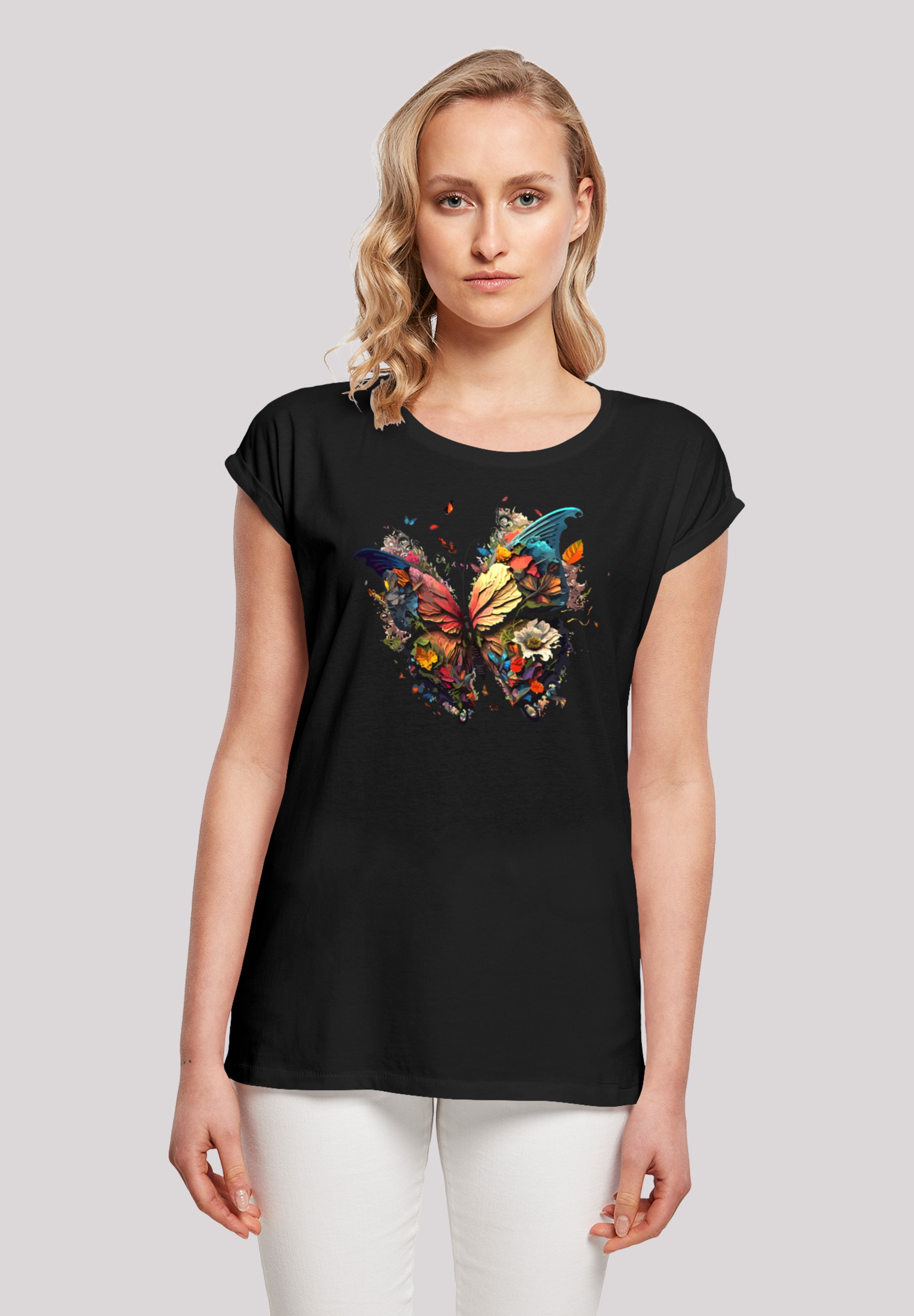 F4NT4STIC T-Shirt »Schmetterling Bunt«, Print | walking bestellen I\'m