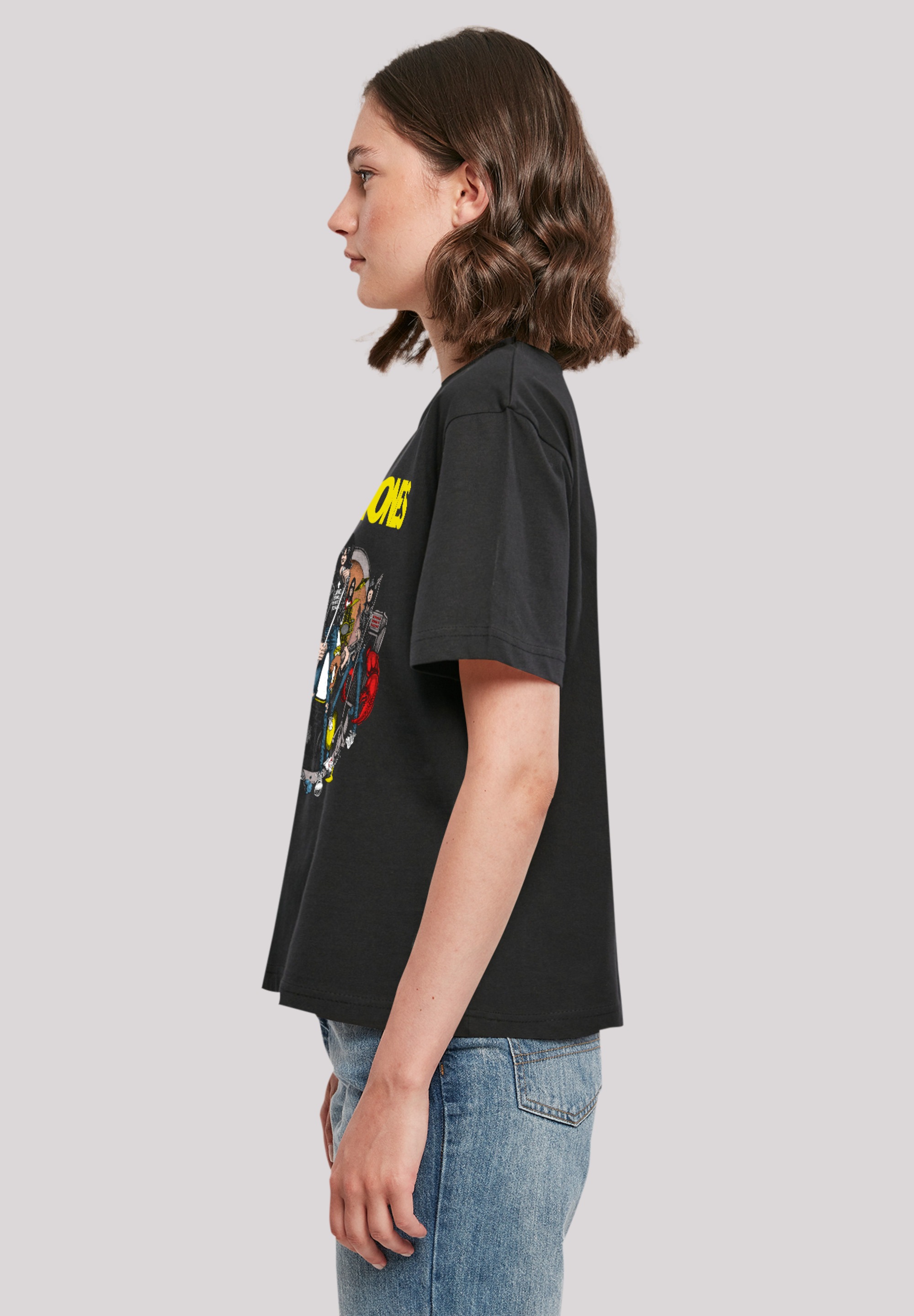 F4NT4STIC T-Shirt »Ramones Band, Rock-Musik Musik I\'m Premium kaufen walking Qualität, Band To | Ruin«, online Road Rock