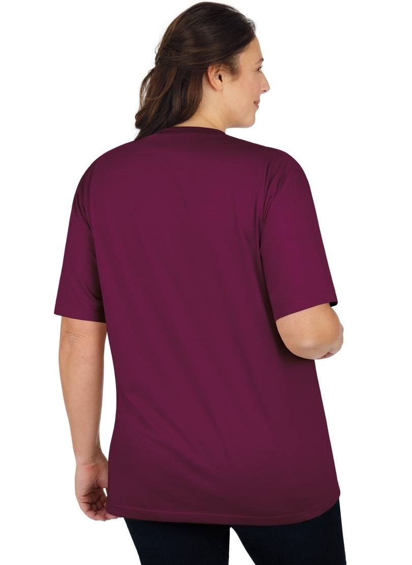 Trigema T-Shirt »TRIGEMA Baumwolle« online V-Shirt DELUXE