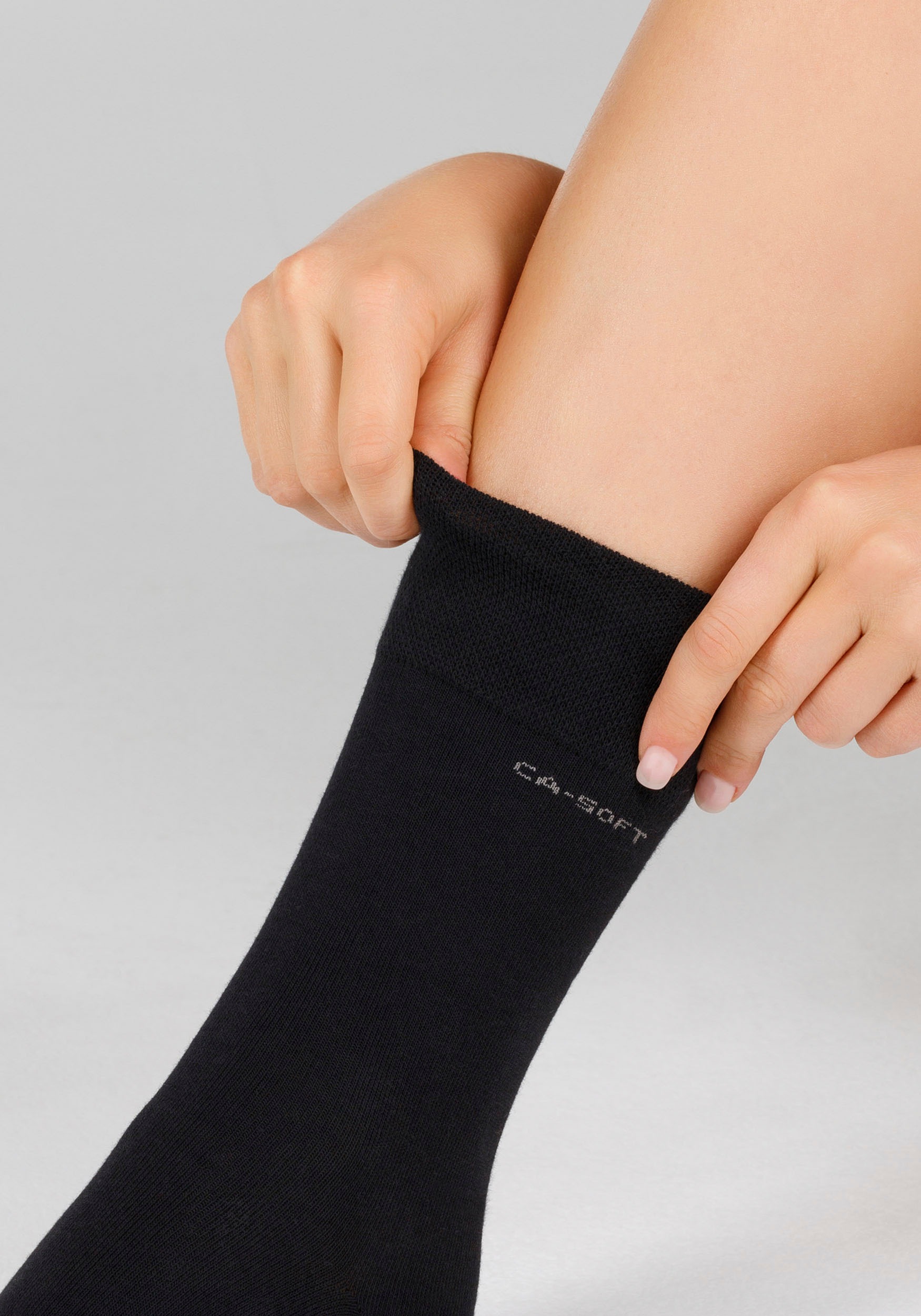 Camano Socken, (Packung, 4 Mit verstärktem | Fersen- kaufen und I\'m walking Paar), Zehenbereich