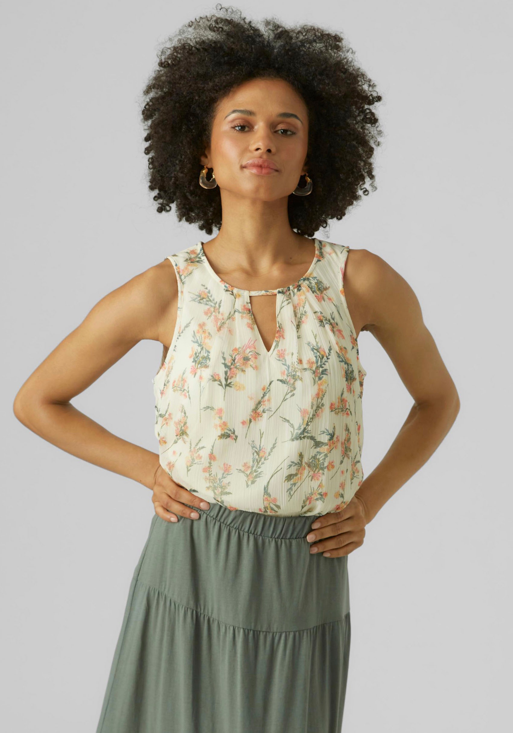 Vero Moda Trägertop »VMSMILLA SL TOP WVN GA« kaufen