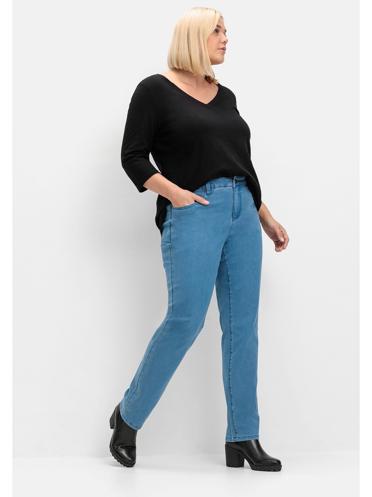 Sheego Stretch-Jeans »Große Größen«, im 5-Pocket-Stil kaufen | Stretchjeans