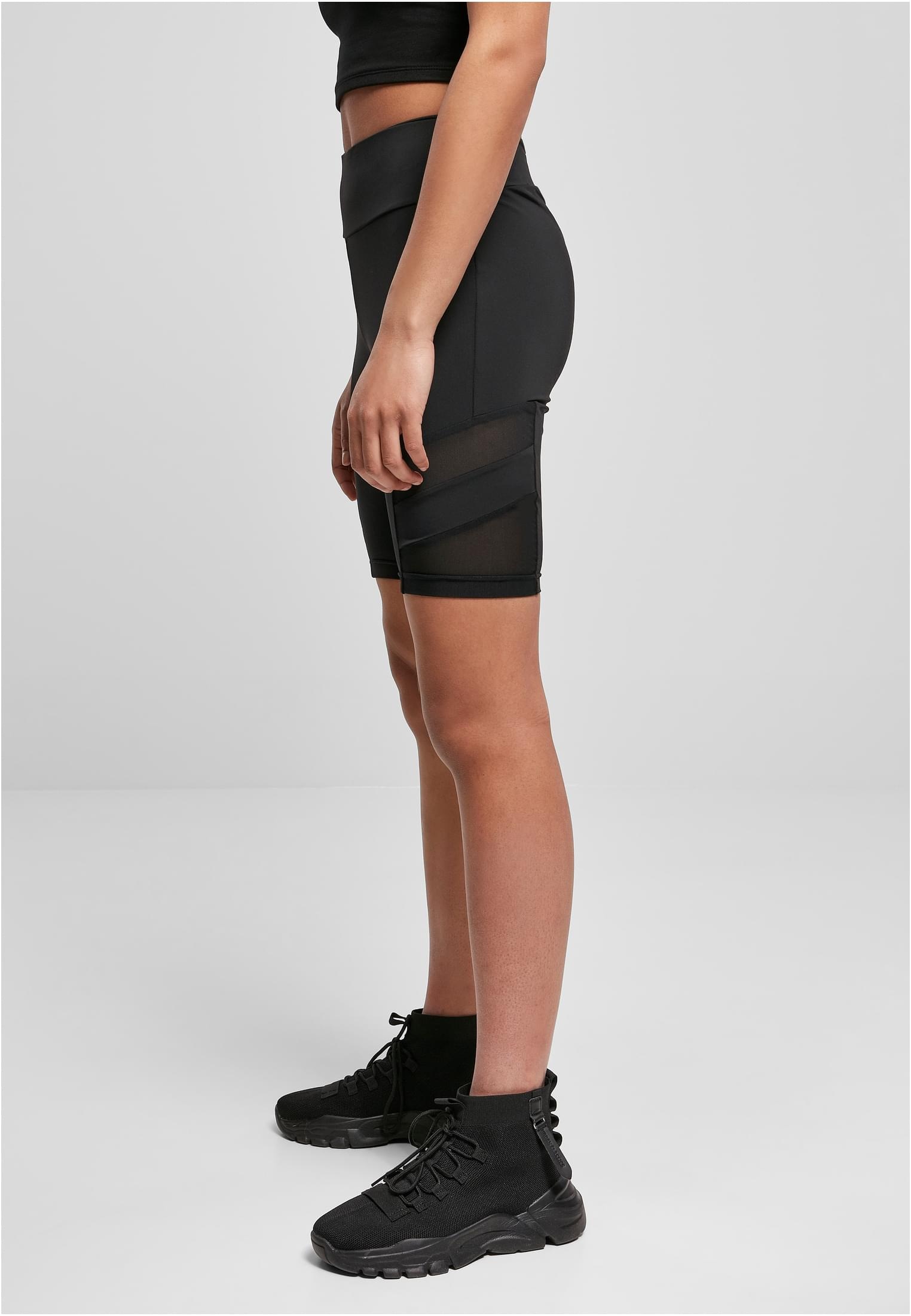 URBAN CLASSICS Stoffhose »Damen Ladies High Waist Tech Mesh Cycle Shorts«, (1  tlg.) online kaufen | I'm walking