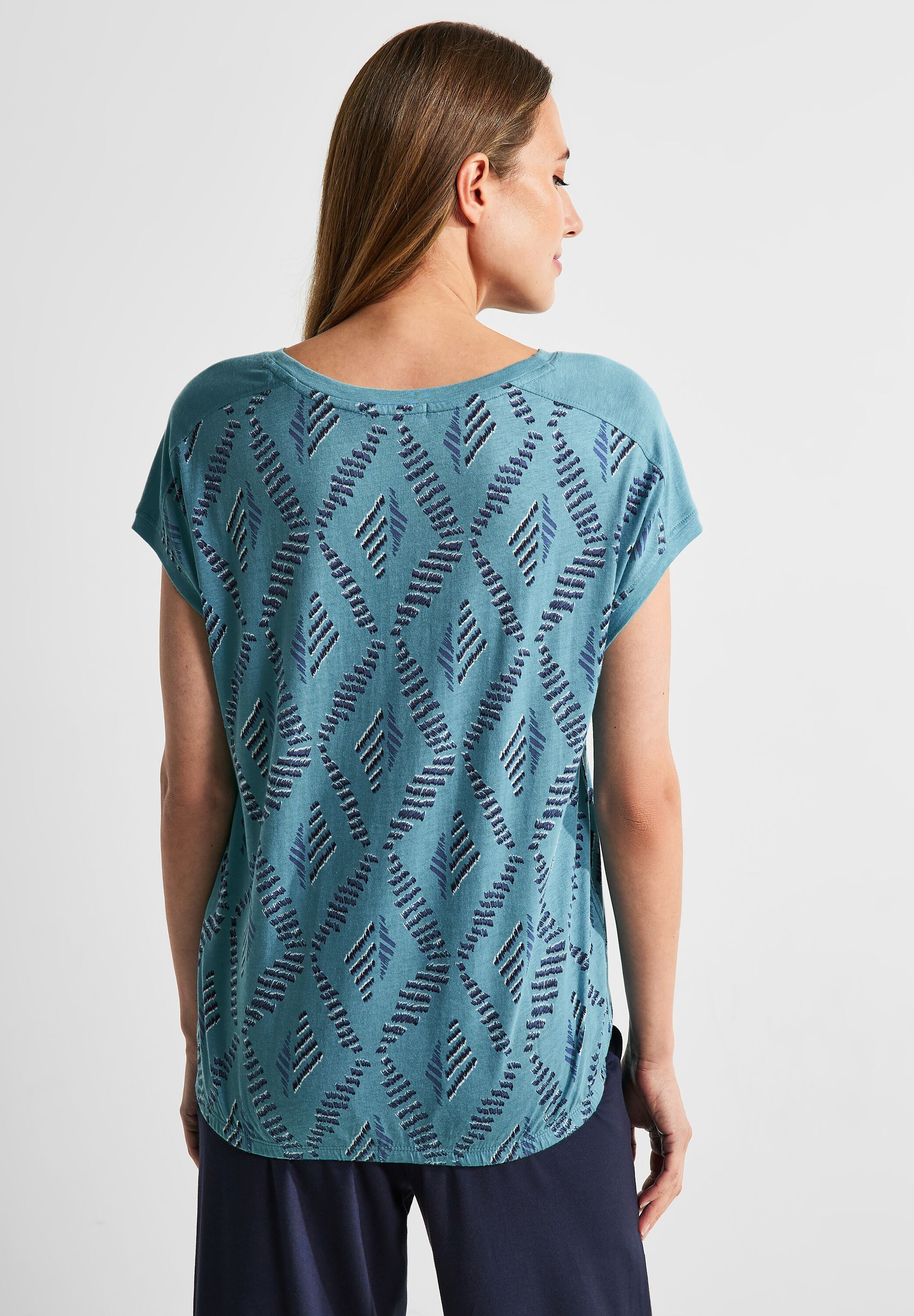 Cecil T-Shirt, aus softem Materialmix | shoppen I\'m walking