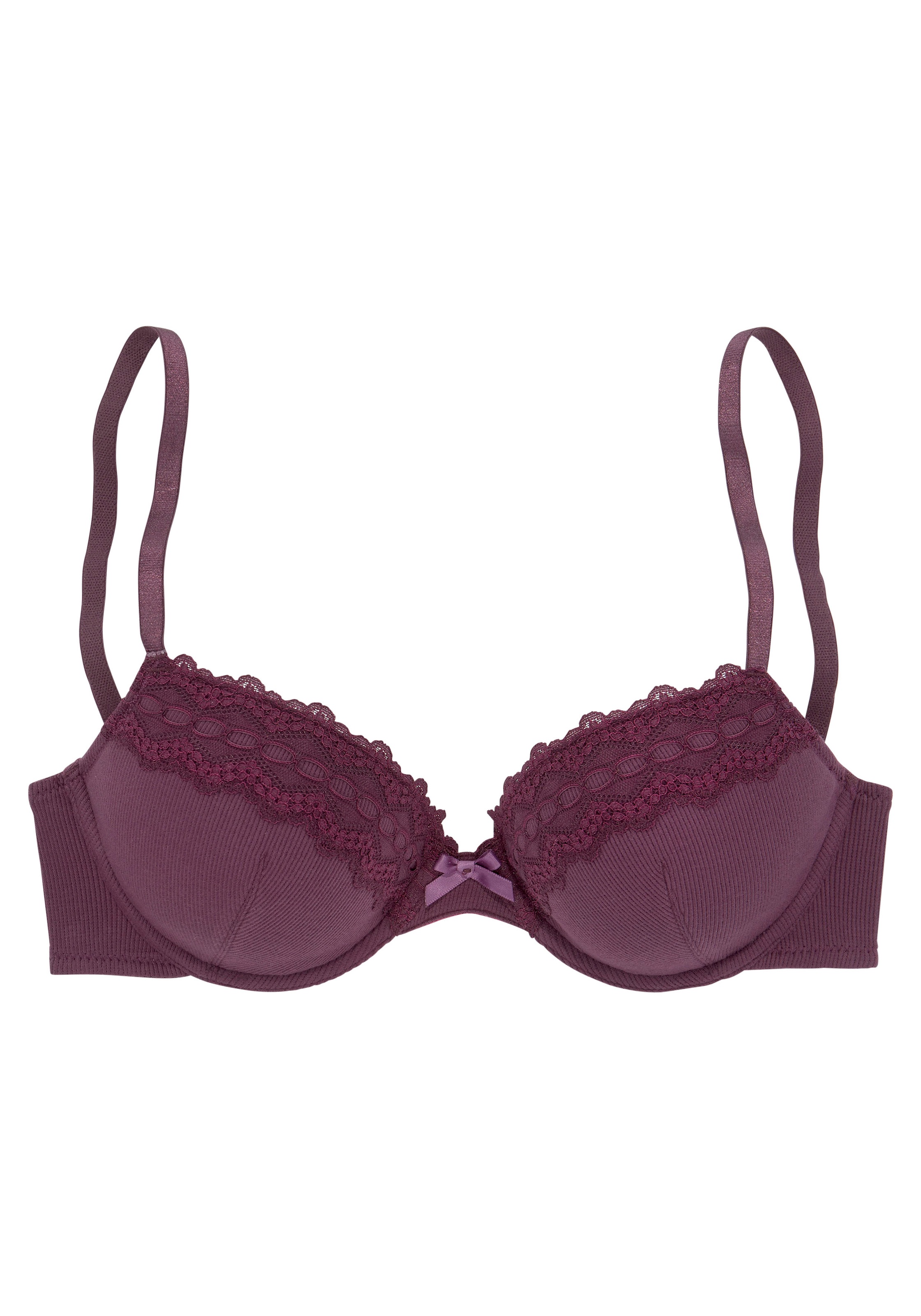 s.Oliver Schalen-BH »Claire«, in modischem Rippstrick-Design, Dessous kaufen