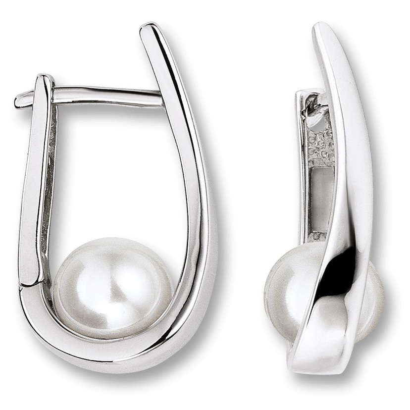Adelia´s Paar gerundet I\'m Silber 925 online Ohrhänger gebürstet Dreieck Sterling »Ohrringe Ohrhänger«, 925 kaufen walking | Ohrringe Silber 