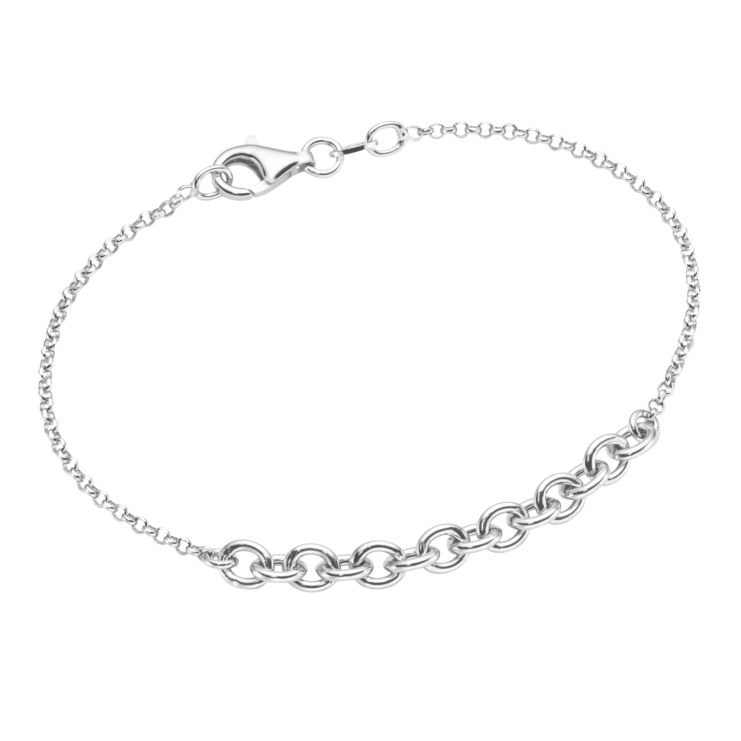 Smart Jewel Armband »dickere Ankerkette als Mittelteil, Silber 925« im  Onlineshop | I\'m walking