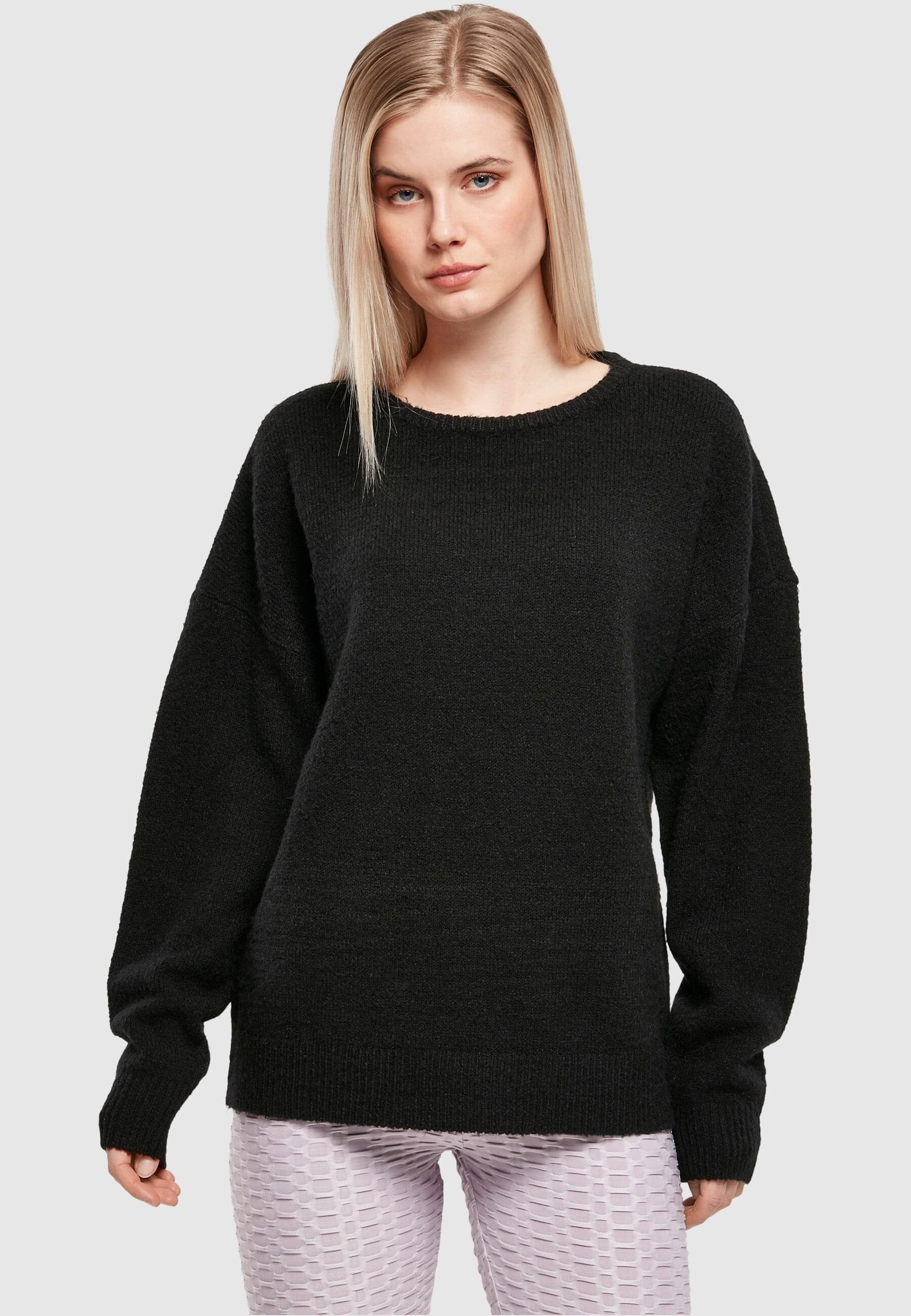 URBAN CLASSICS Sweatshirt »Damen Ladies Chunky Fluffy Sweater«, (1 tlg.) |  I\'m walking