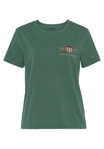 Gant T-Shirt »Archive Shield T-Shirt«, mit GANT-Logostickerei kaufen