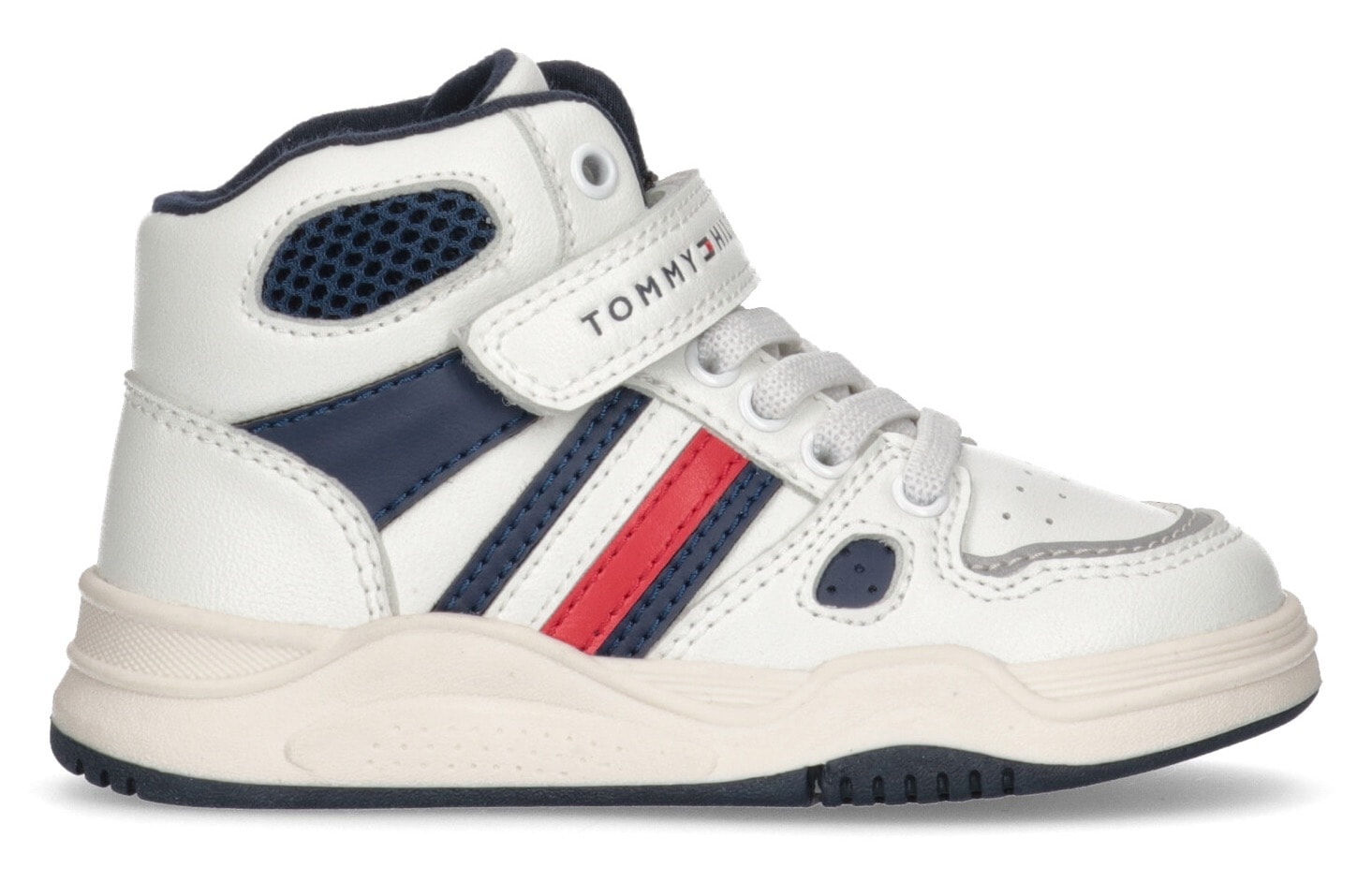 Tommy Hilfiger Sneaker »STRIPES walking bei cooler LACE-UP/VELCRO | TOP I\'m HIGH SNEAKER«, in für die Kleinsten aktuell Farbkombi