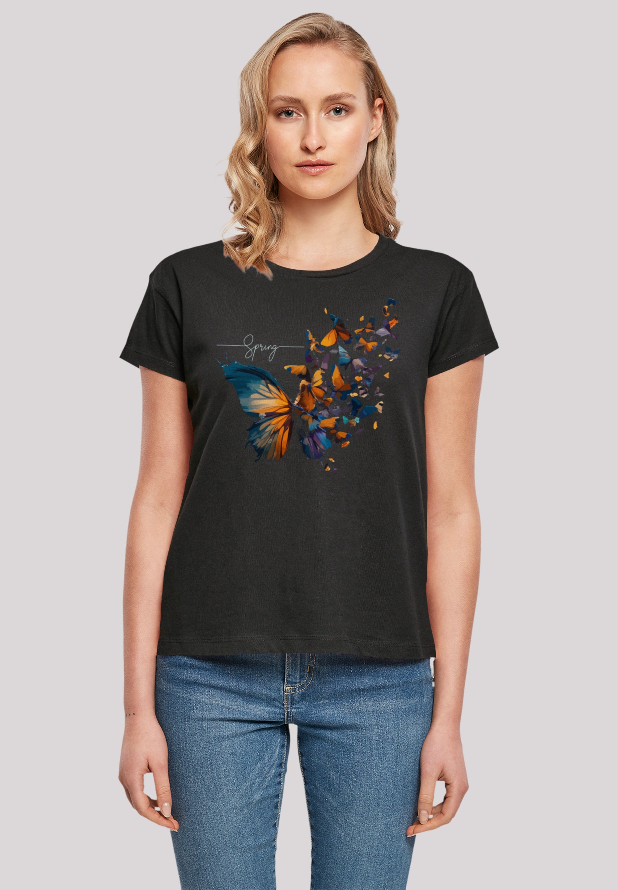 shoppen T-Shirt Print »Schmetterling«, F4NT4STIC