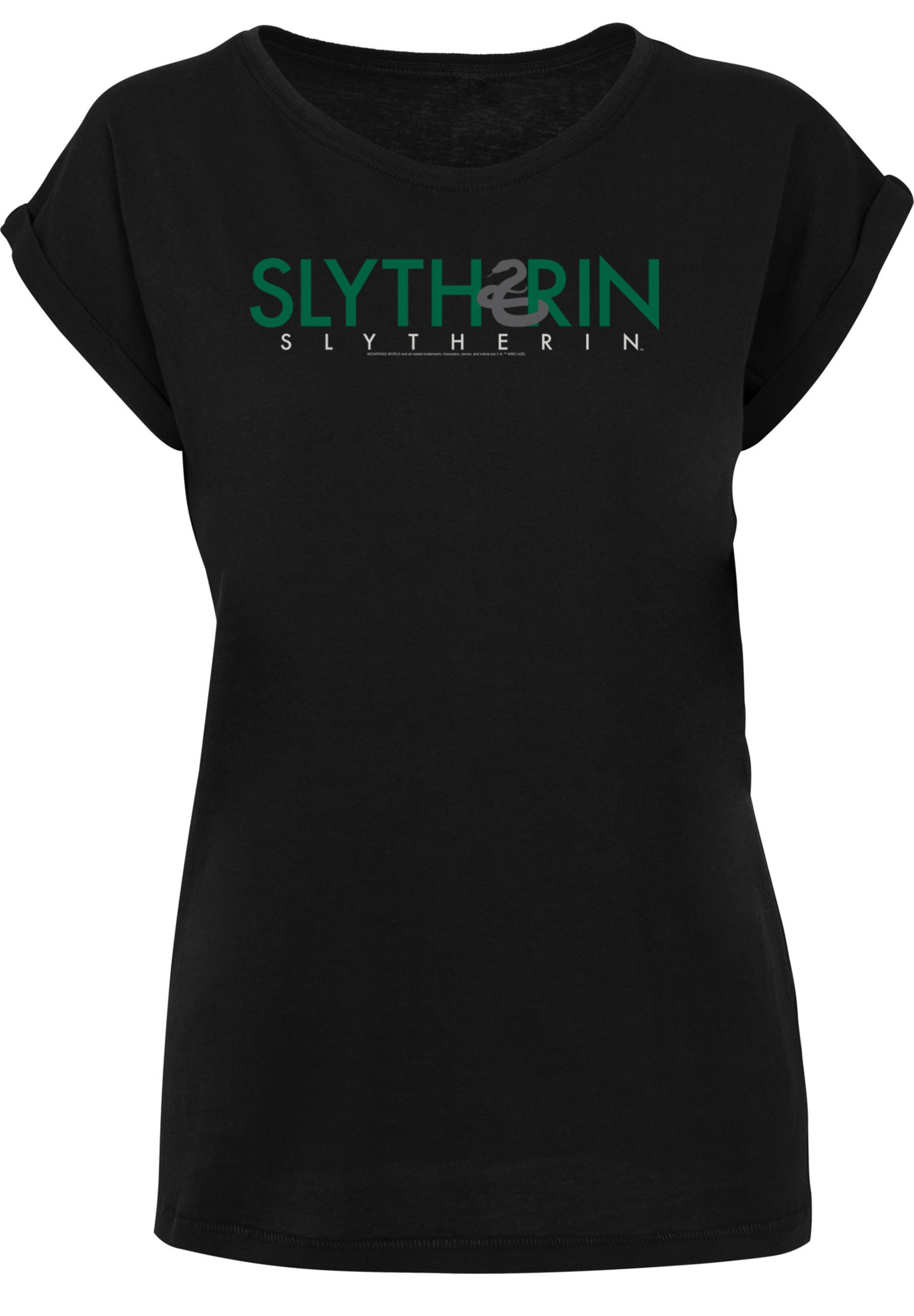 F4NT4STIC T-Shirt »Harry shoppen Text«, Potter Print Slytherin