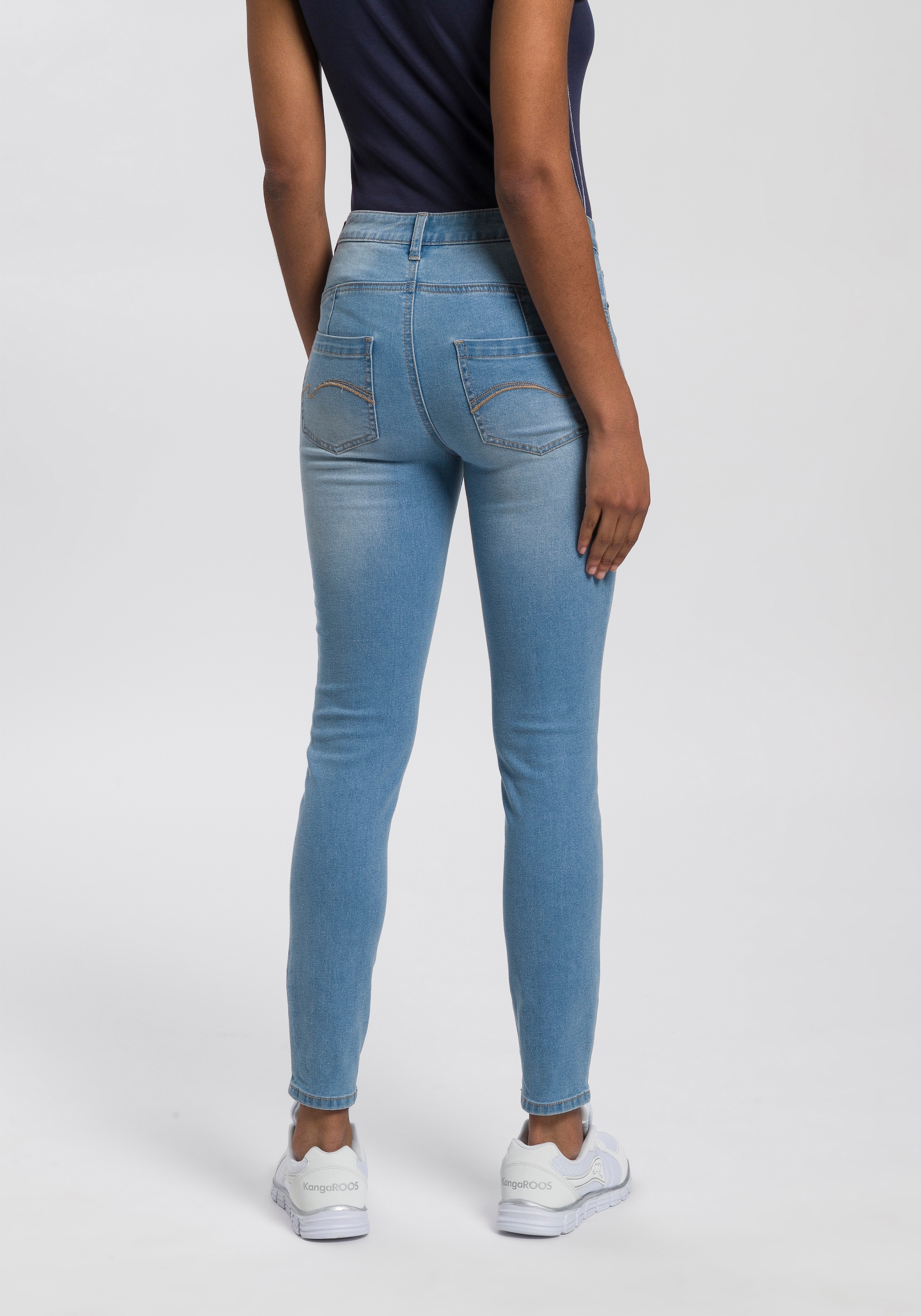 WAIST KOLLEKTION bestellen SLIM KangaROOS HIGH NEUE FIT«, Slim-fit-Jeans »CROPPED