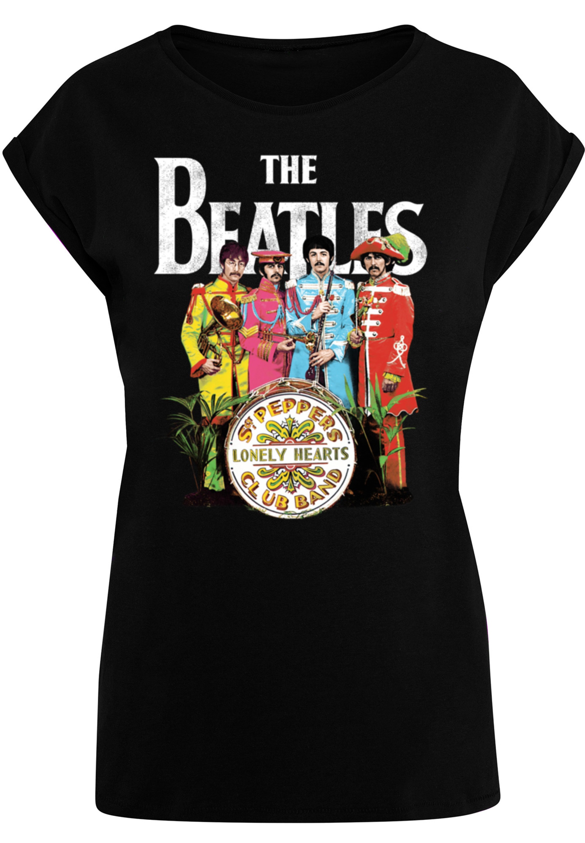 F4NT4STIC T-Shirt »The Beatles Band online Sgt Black«, Print Pepper