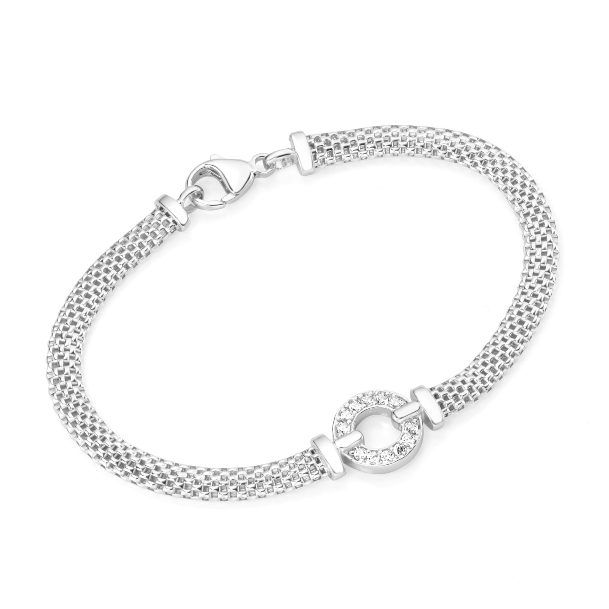 Smart Jewel Armband »elegant mit Zirkonia, | Silber walking Onlineshop I\'m 925« im